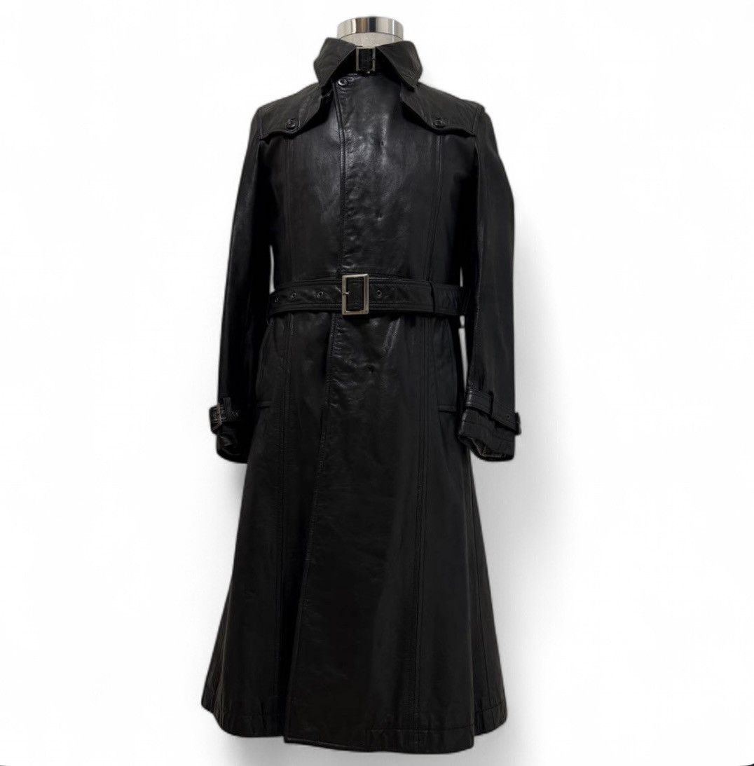 Tornado Mart Rare Tornado Mart Leather Trench Coat Size US L / EU 52-54 / 3 - 5 Thumbnail