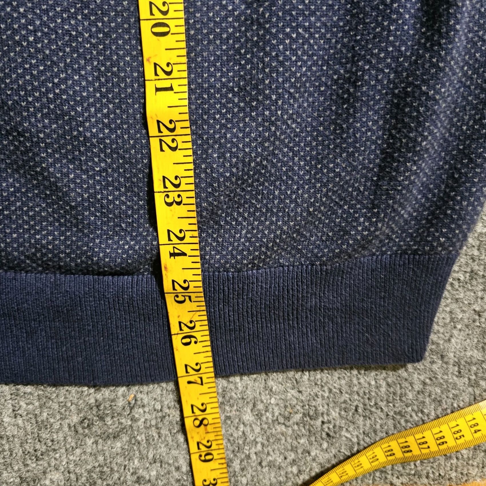 Vineyard Vines VINTAGE Vineyard Vines Sweater Mens Blue 1/4 Zip Long Sleeve Knit Classic Career Casual Size US L / EU 52-54 / 3 - 7 Thumbnail
