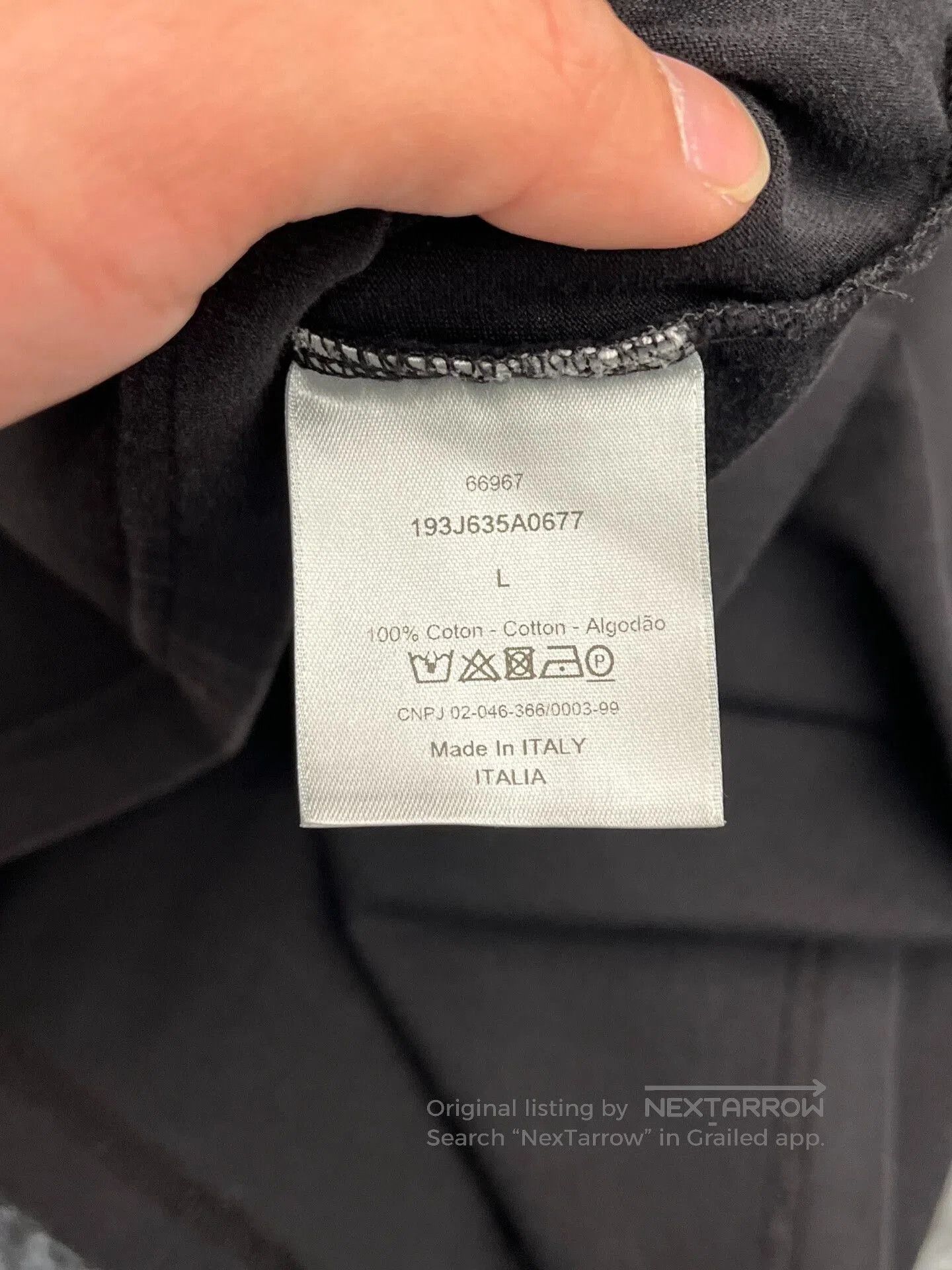 Dior dior embroidered logo short sleeve t. Size US L / EU 52-54 / 3 - 5 Thumbnail