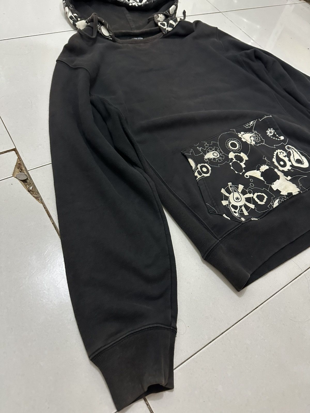 Stussy VTG Distress Stussy Paisley Pullover Hoodie Size US L / EU 52-54 / 3 - 4 Thumbnail