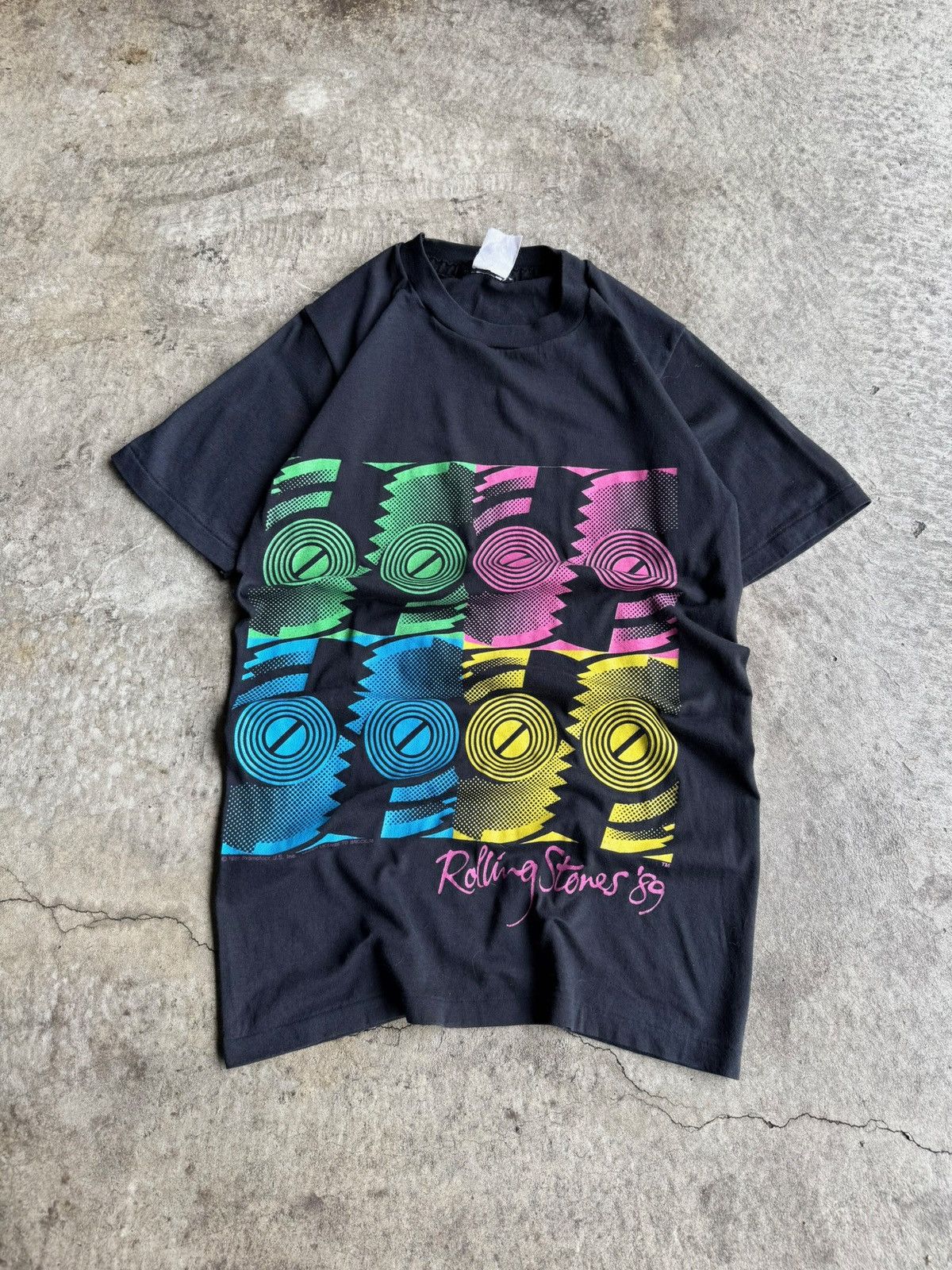Crazy Vintage Y2K Record Screen Printed Skater shirt