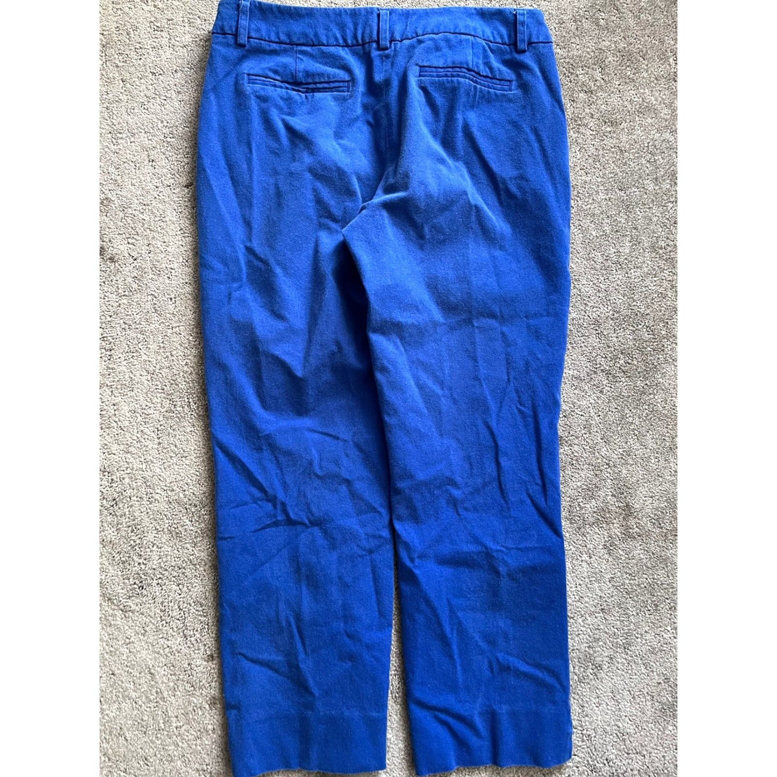Vintage VINTAGE Halogen Capri Pants Women Size 4 Regular Tapered Blue Cotton Rayon Spandex Casual Size 27" / US 4 / IT 40 - 3 Thumbnail