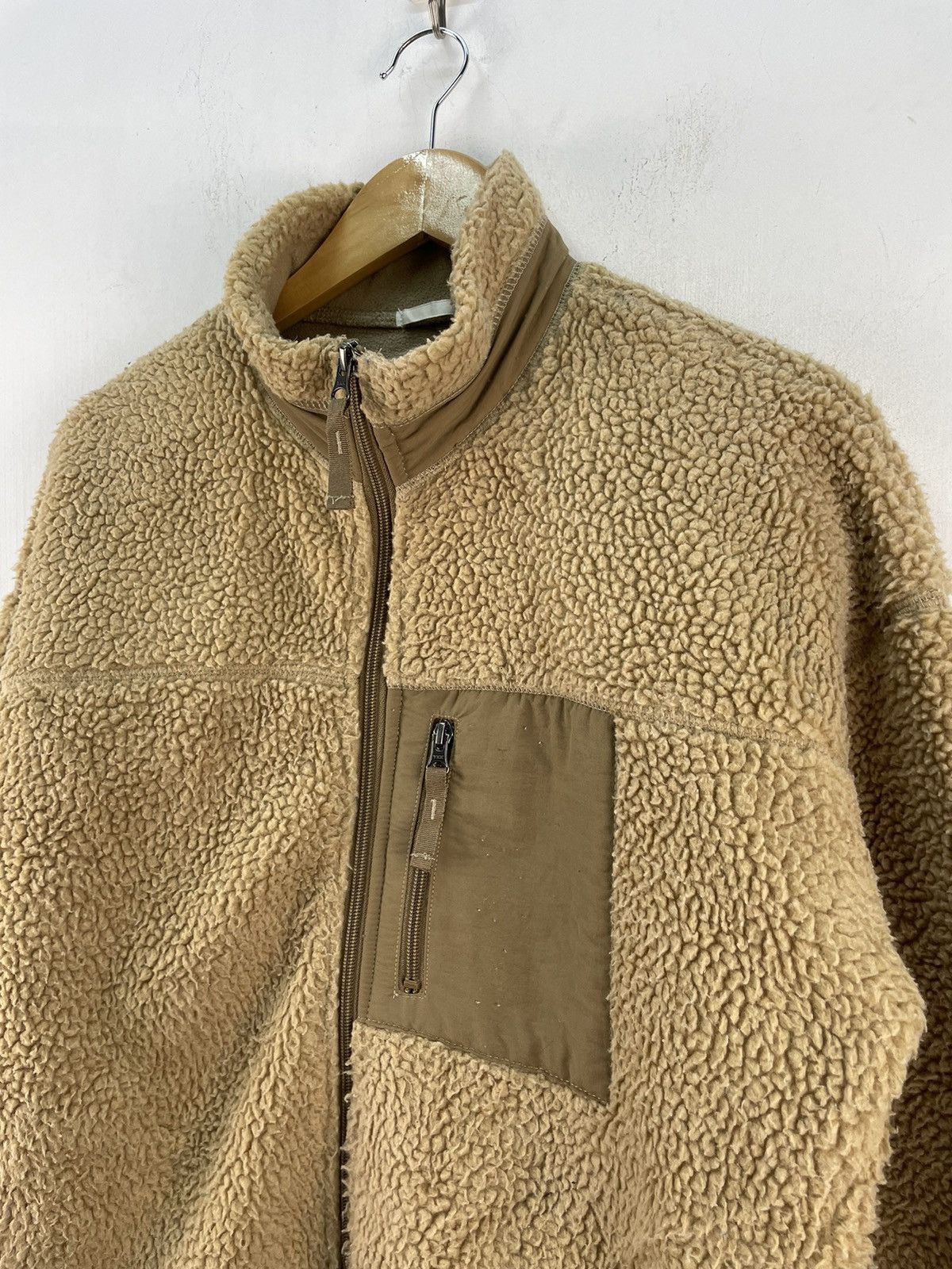 GU Japanese Brand GU Retro Deep Pile Fleece Jacket Sherpa Size US M / EU 48-50 / 2 - 8 Thumbnail