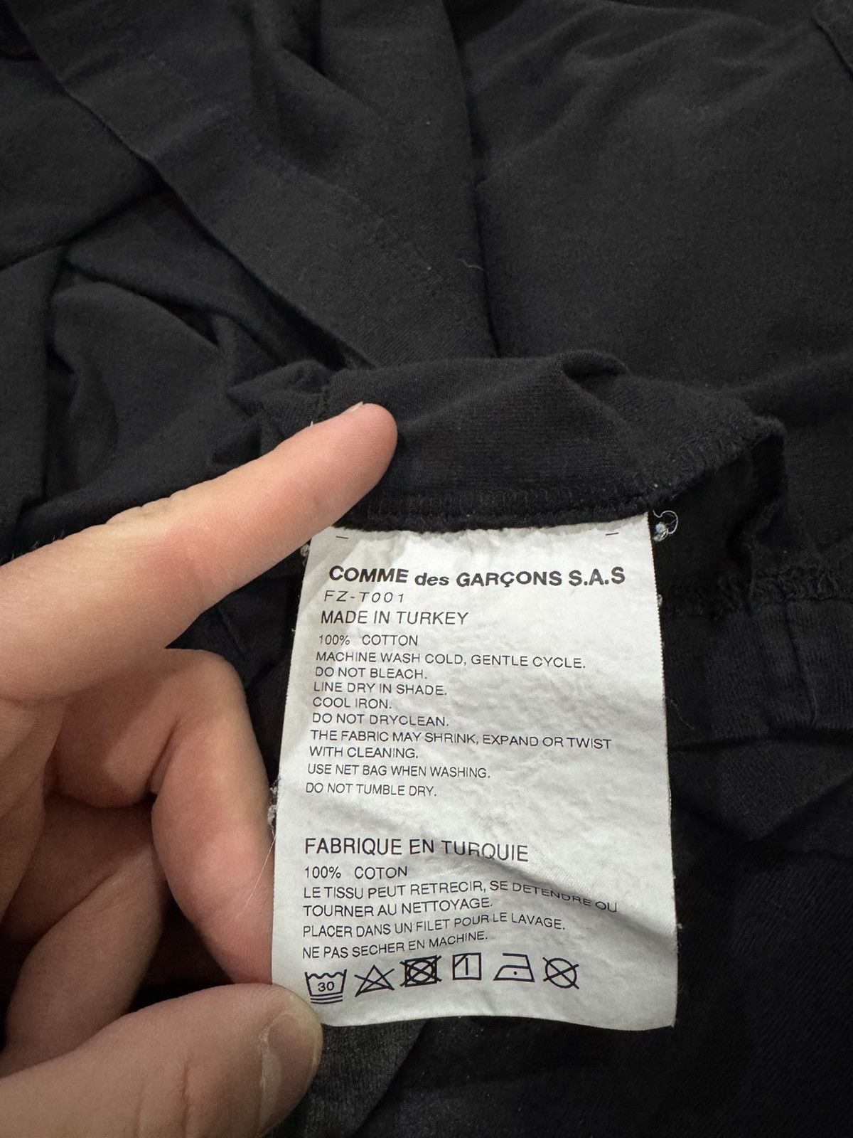 Comme des Garcons SHIRT Blank Long Sleeve Shirt Size US XL / EU 56 / 4 - 5 Thumbnail