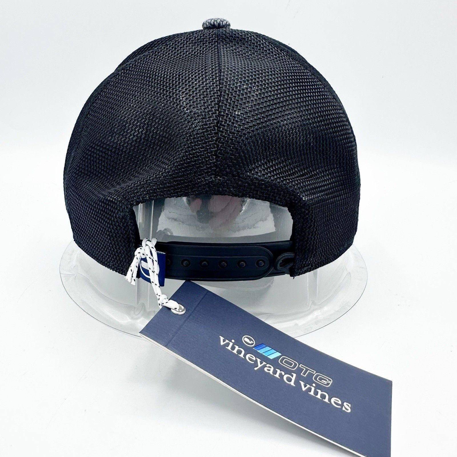 Vineyard Vines Vineyard Vines Houndstooth Patch Trucker Hat Gray Snapback Size ONE SIZE - 5 Thumbnail