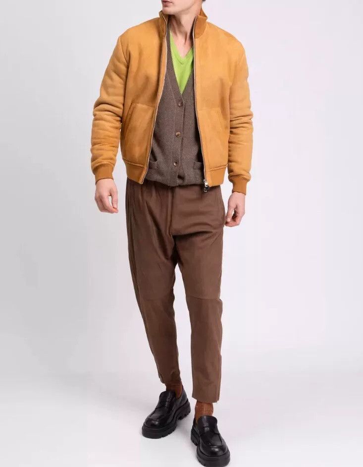 Alfred Dunhill dunhill sheepskin warm bomber jacket size S Size US S / EU 44-46 / 1 - 1 Thumbnail