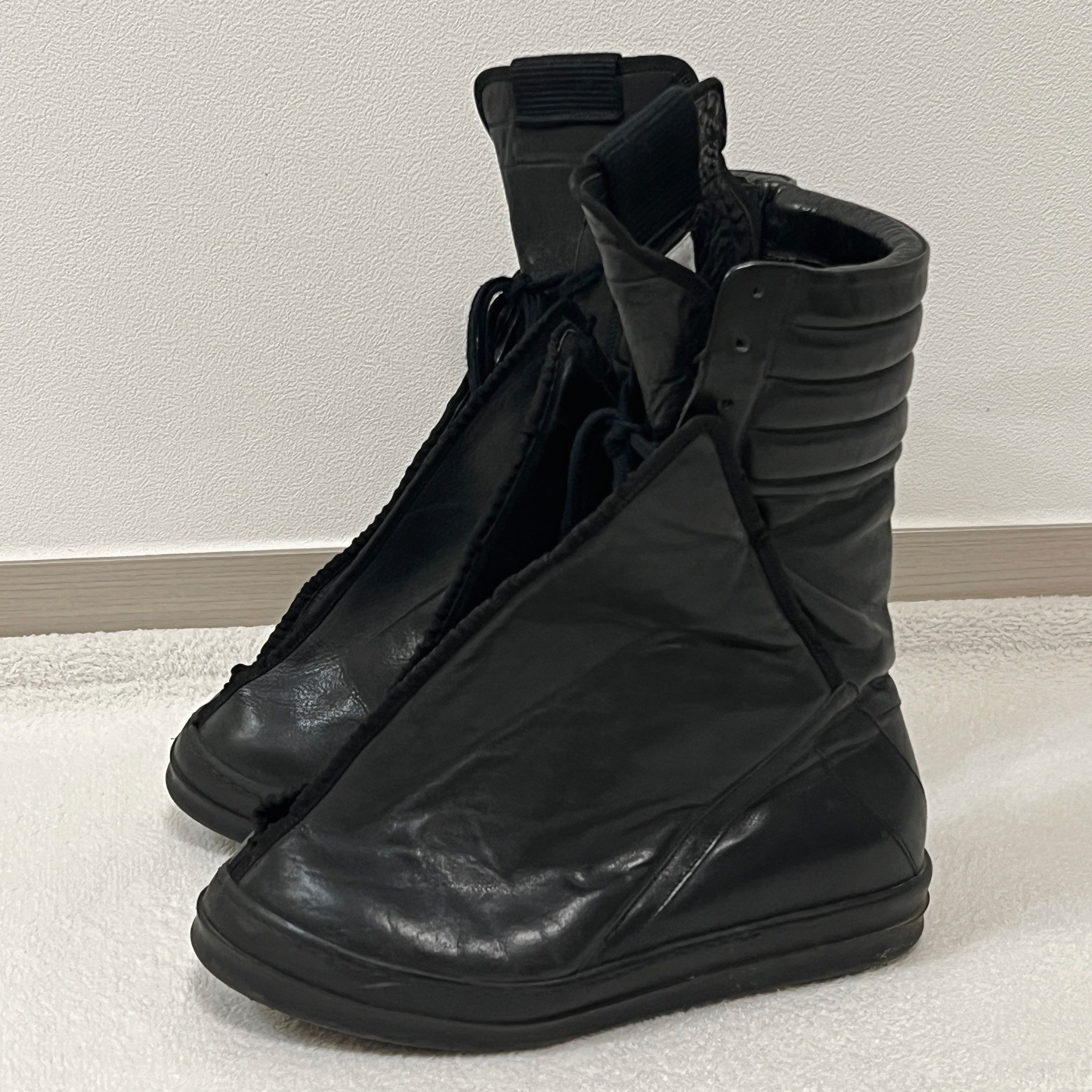 Rick Owens Rick Owens SS11 “ANTHEM” TURBO GEOBASKET HOOF DUNKS Size US 8 / EU 41 - 3 Thumbnail