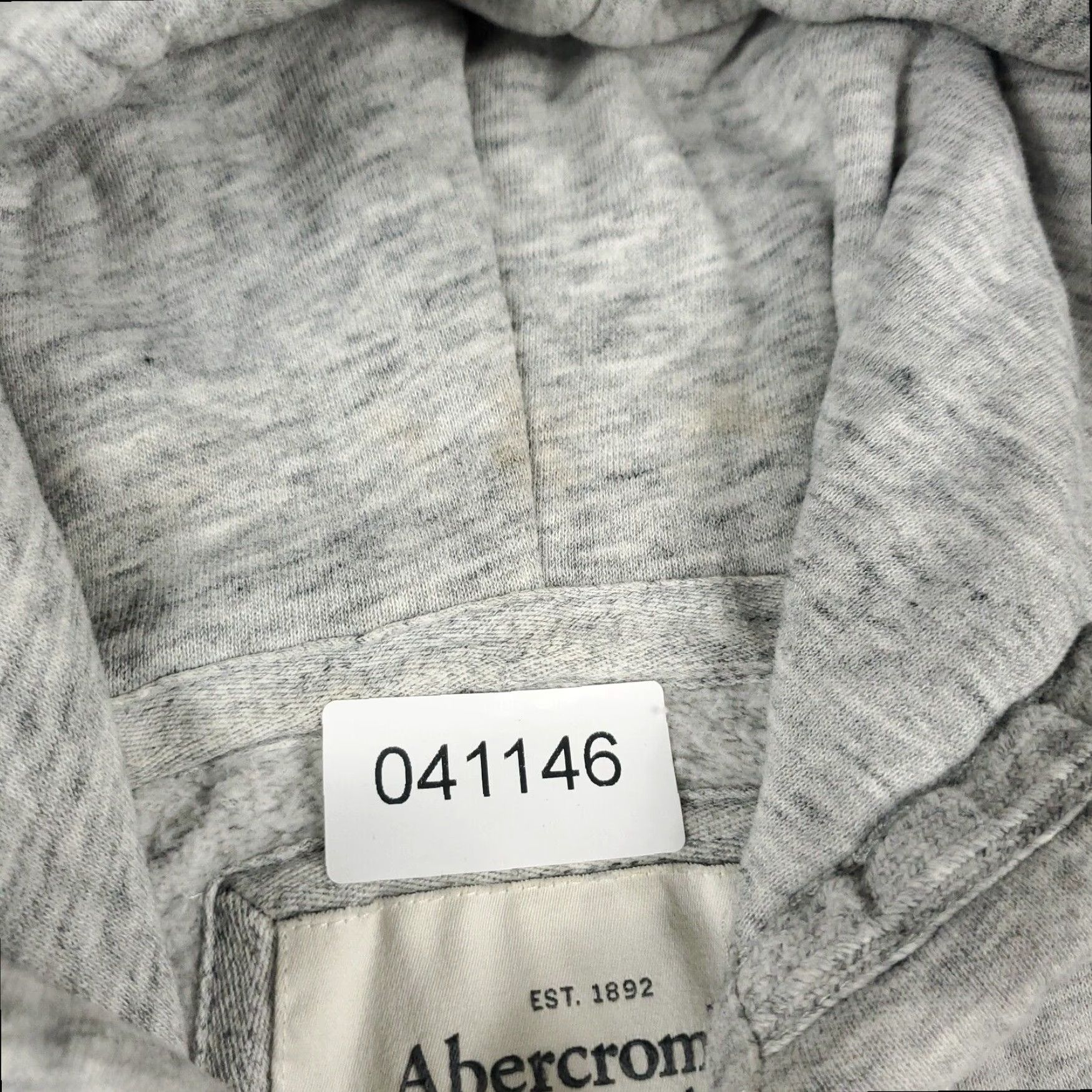 Abercrombie & Fitch Abercrombie & Fitch Full Zip Hoodie Sweater Womens Medium Gray Cotton Blend Size M / US 6-8 / IT 42-44 - 6 Thumbnail