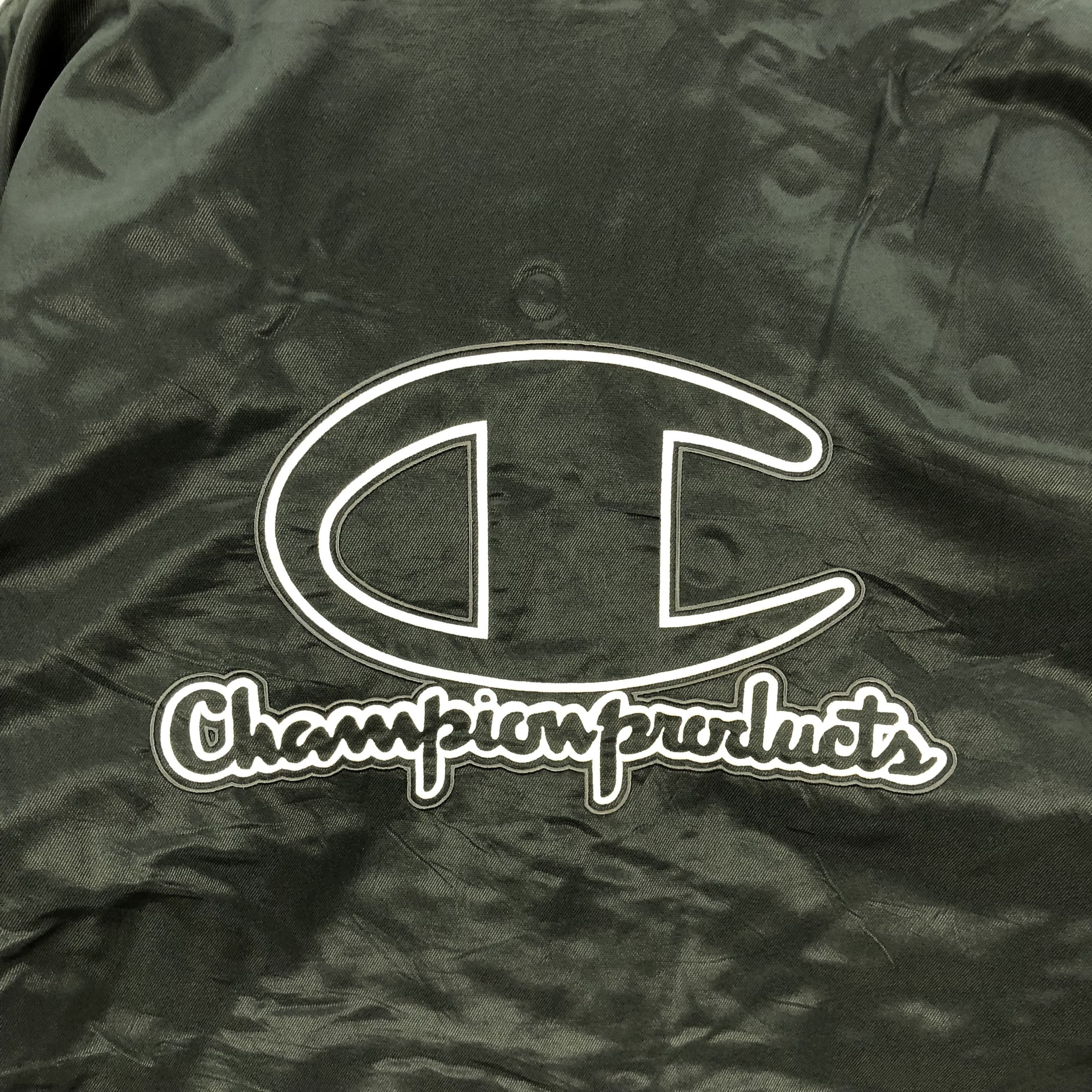 Champion × Vintage Vintage 90s Champion Long Coach Fleece Hoodie Jacket Size US M / EU 48-50 / 2 - 7 Thumbnail