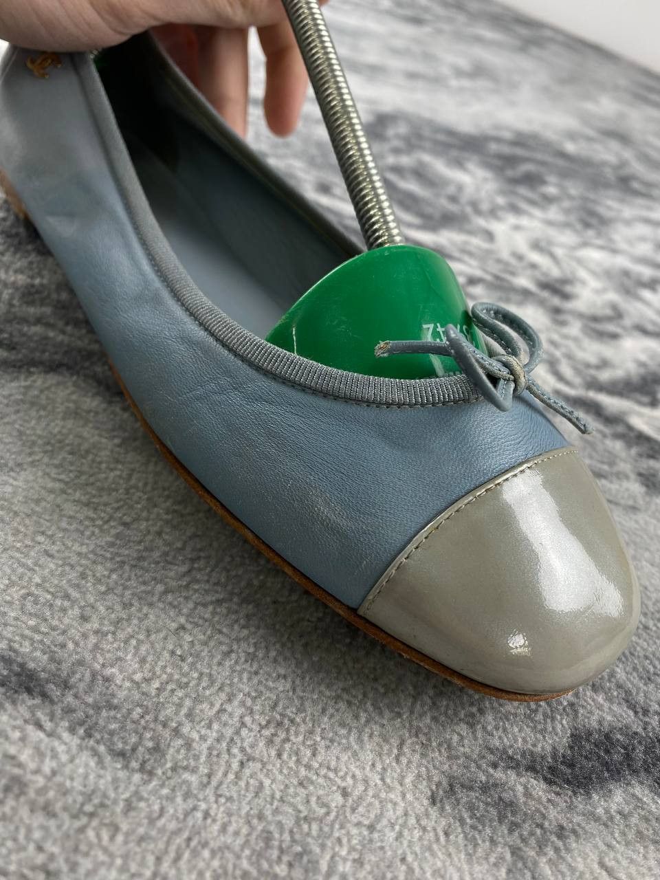 Chanel Chanel Leather Ballet Flats Women 38 Blue Size US 8 / IT 38 - 6 Thumbnail