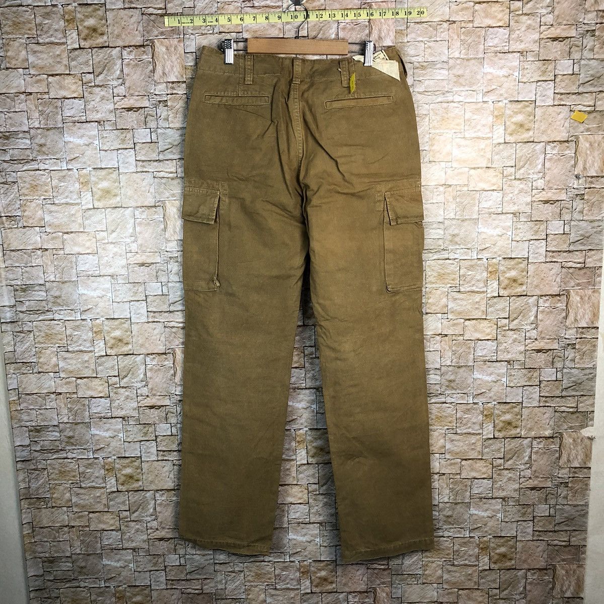 Japanese Brand Dude Drunch Brown Cargo Multipocket Pants #A614 Size US 30 / EU 46 - 16 Thumbnail