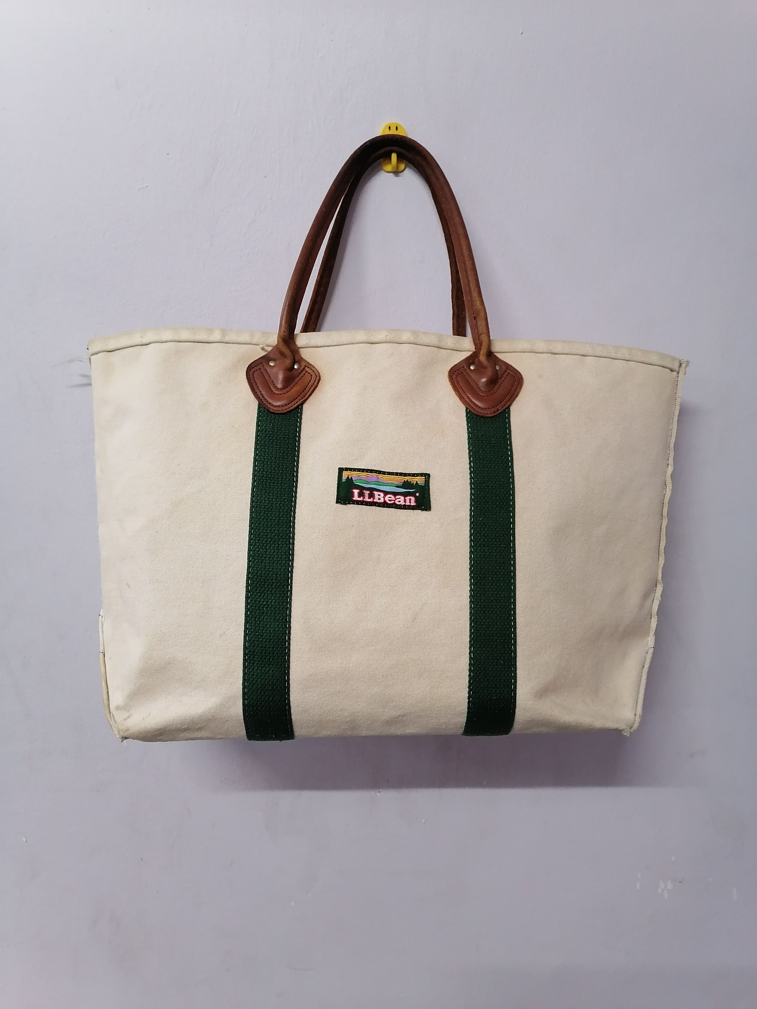 L.L. Bean 70/80s L.L Bean Canvas Tote Bag Size ONE SIZE - 1 Thumbnail