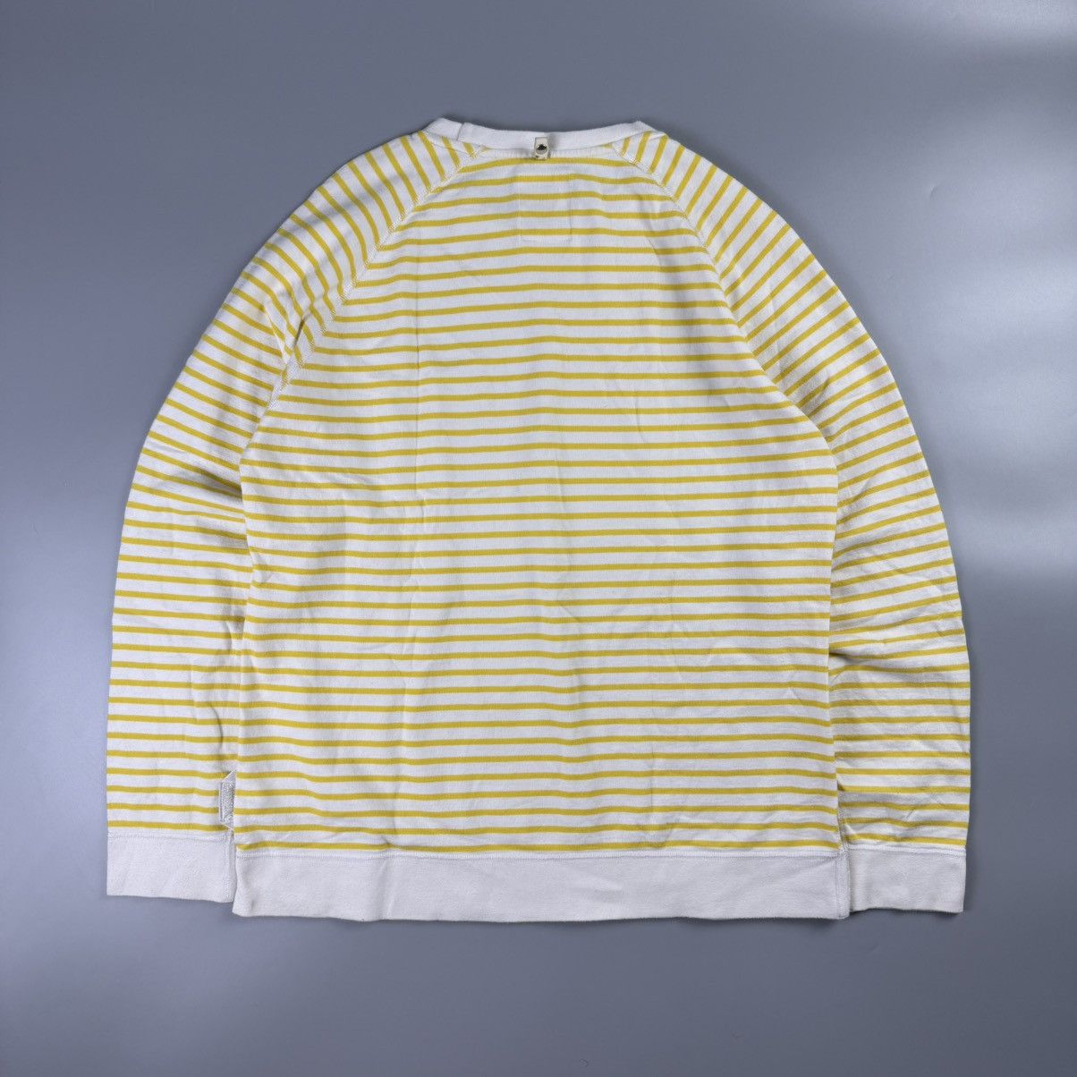 Visvim Vintage Visvim Yellow Striped Long Sleeve Sweatshirt Size US M / EU 48-50 / 2 - 7 Thumbnail
