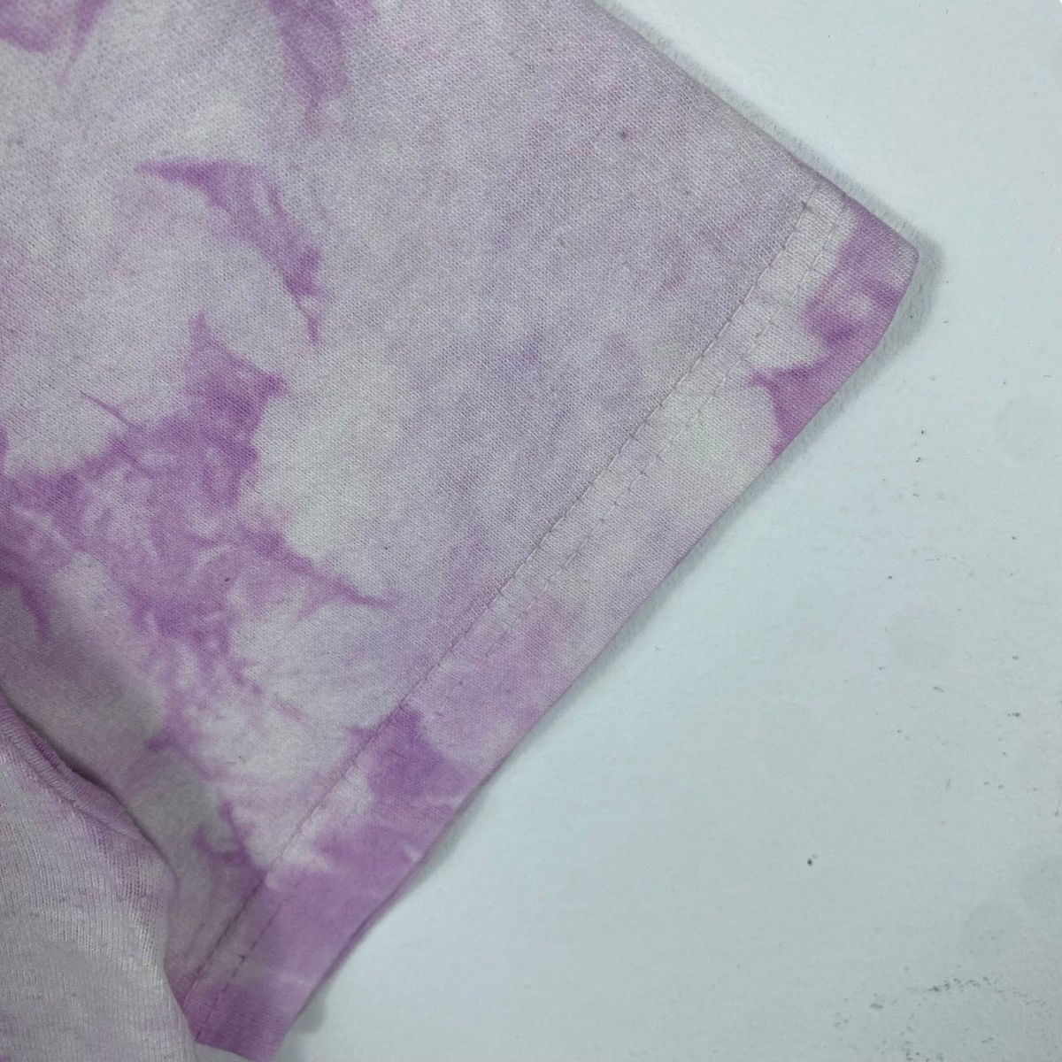 Vintage Vintage 90's MOSH BOARDING Graphic Tye Dye Women Tops Tee Size S / US 4 / IT 40 - 3 Thumbnail