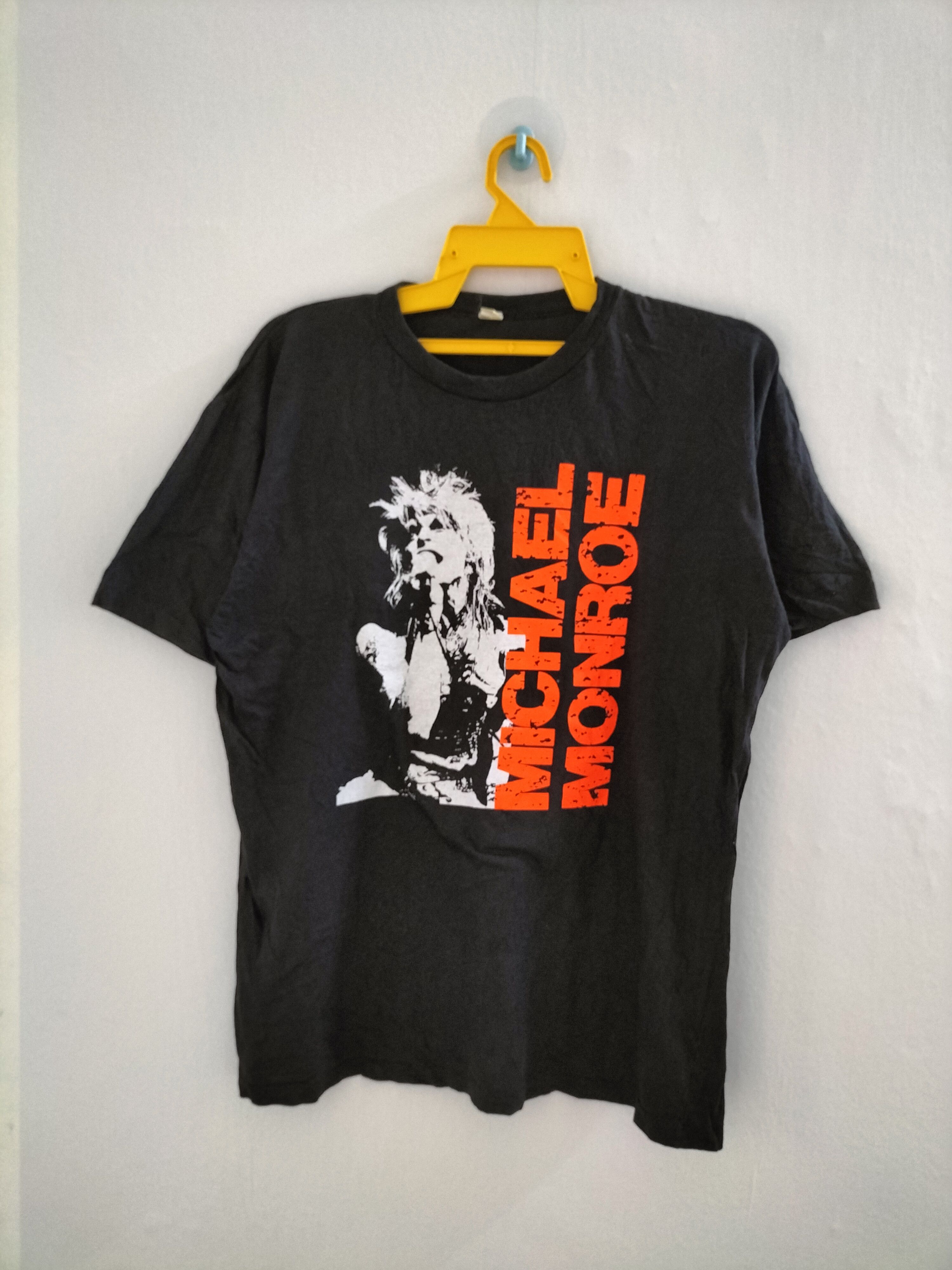 Vintage Vintage 90s Michael Monroe Not Fakin It Tour Tshirt | Grailed