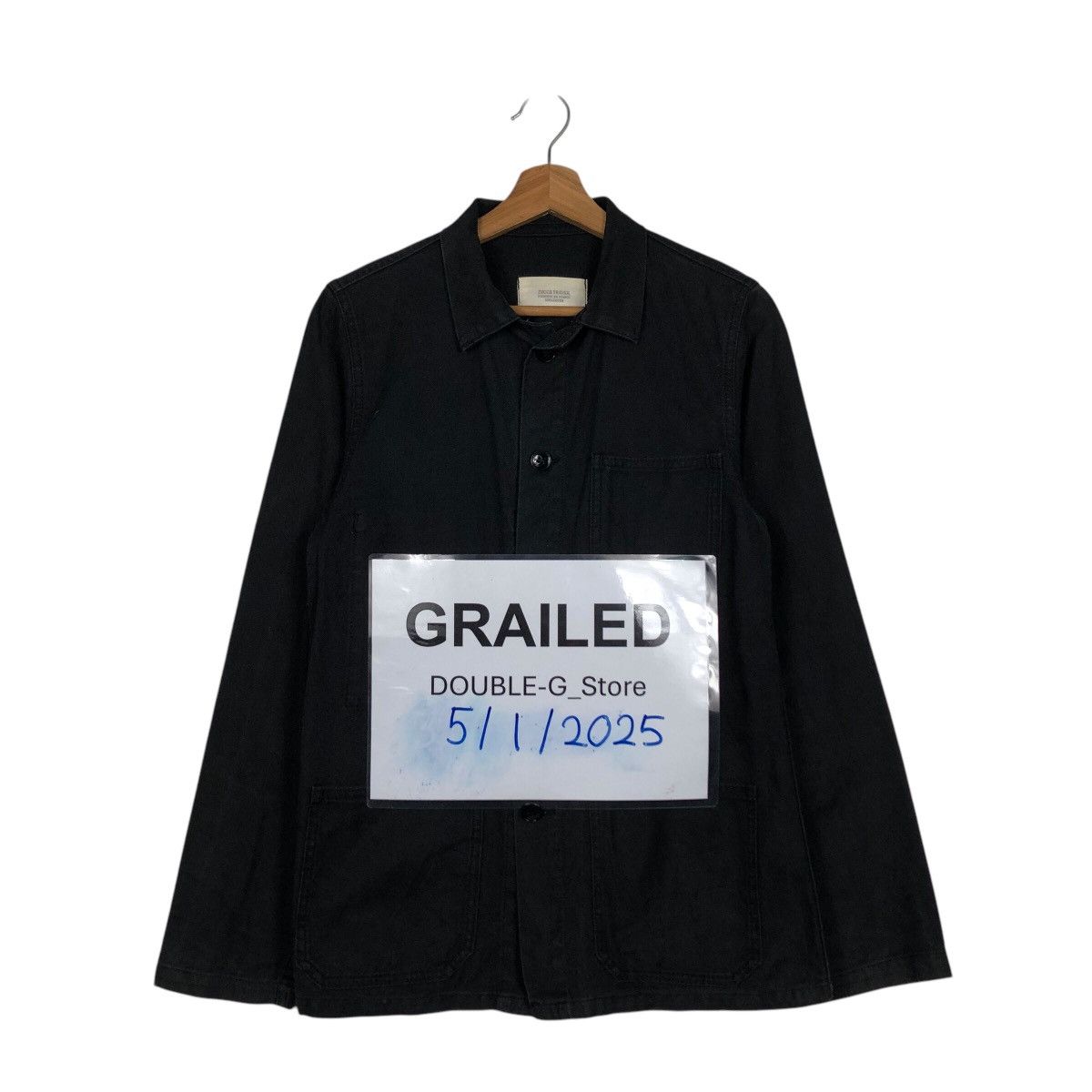 Issey Miyake 📌Vintage Chore Worker Jacket Button Zucca Travail France Size US M / EU 48-50 / 2 - 1 Thumbnail