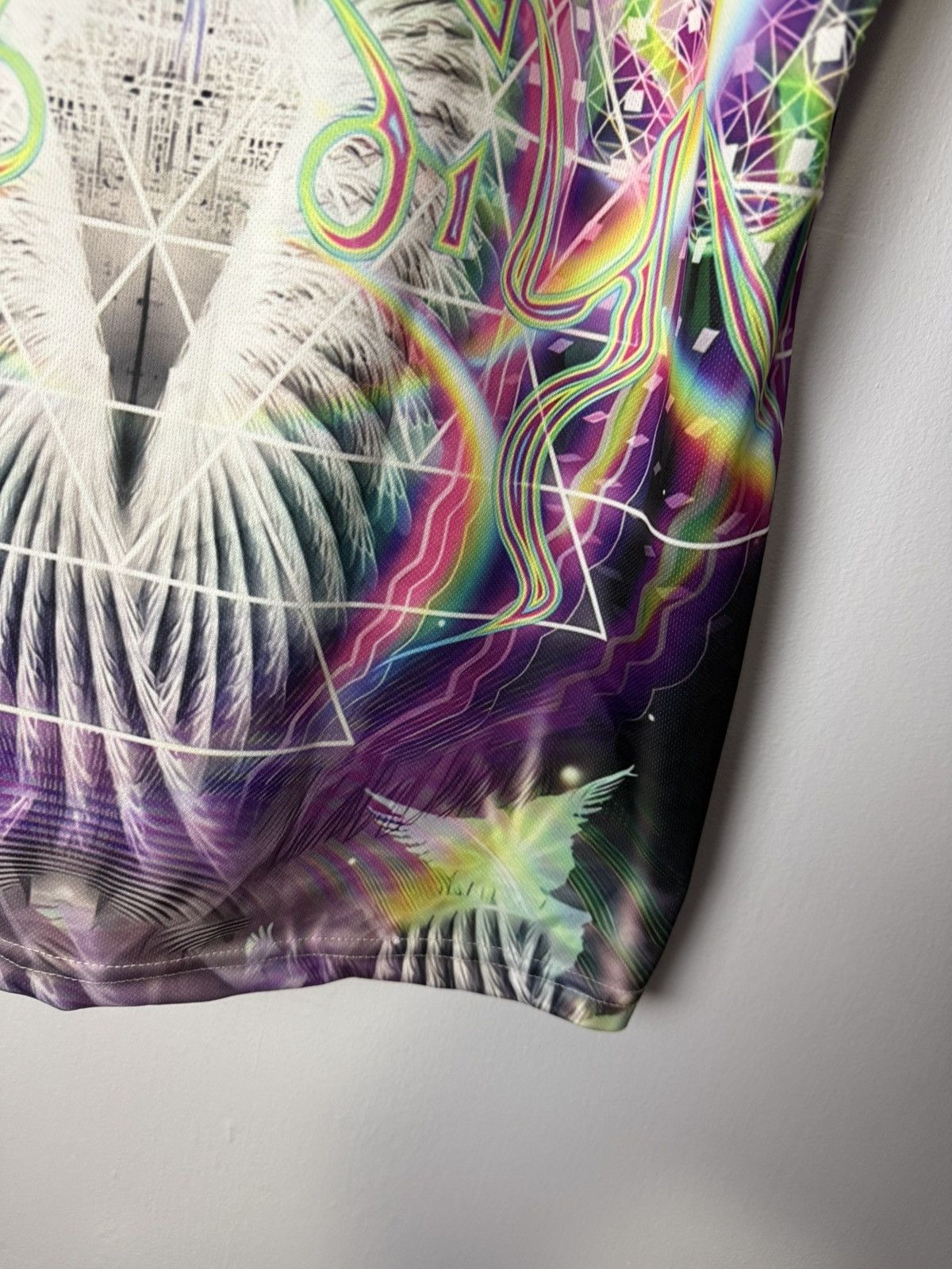 Other Custom 1of1 DMT Psychedelic Religious Jesus Tee Angles 🌈 Size US XXL / EU 58 / 5 - 6 Thumbnail