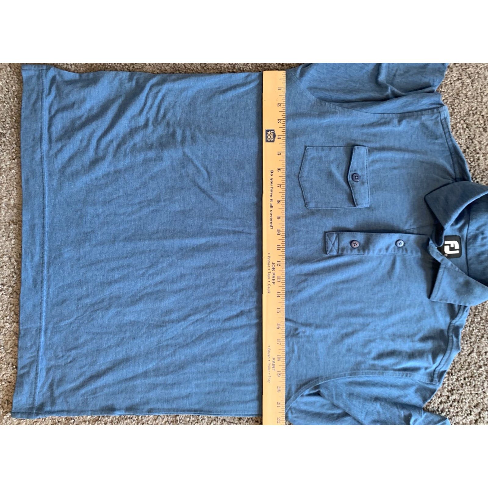 Footjoy FootJoy Men's Golf Polo Shirt Short Sleeve Blue Athletic Fit Sports 2000s Size US M / EU 48-50 / 2 - 5 Thumbnail