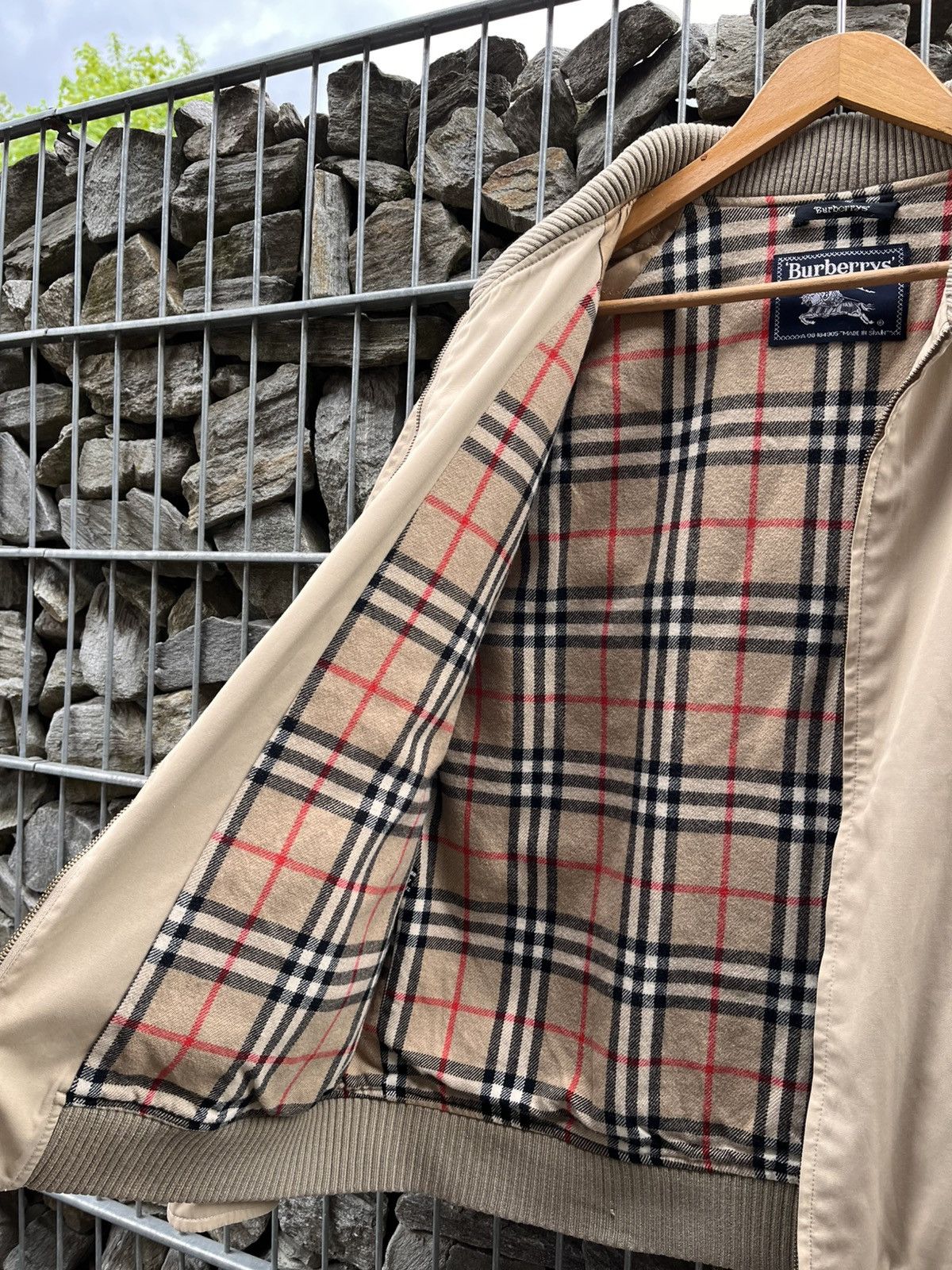 Burberry Vintage Burberry Nova Check Jacket Luxury Bomber Size US XL / EU 56 / 4 - 4 Thumbnail