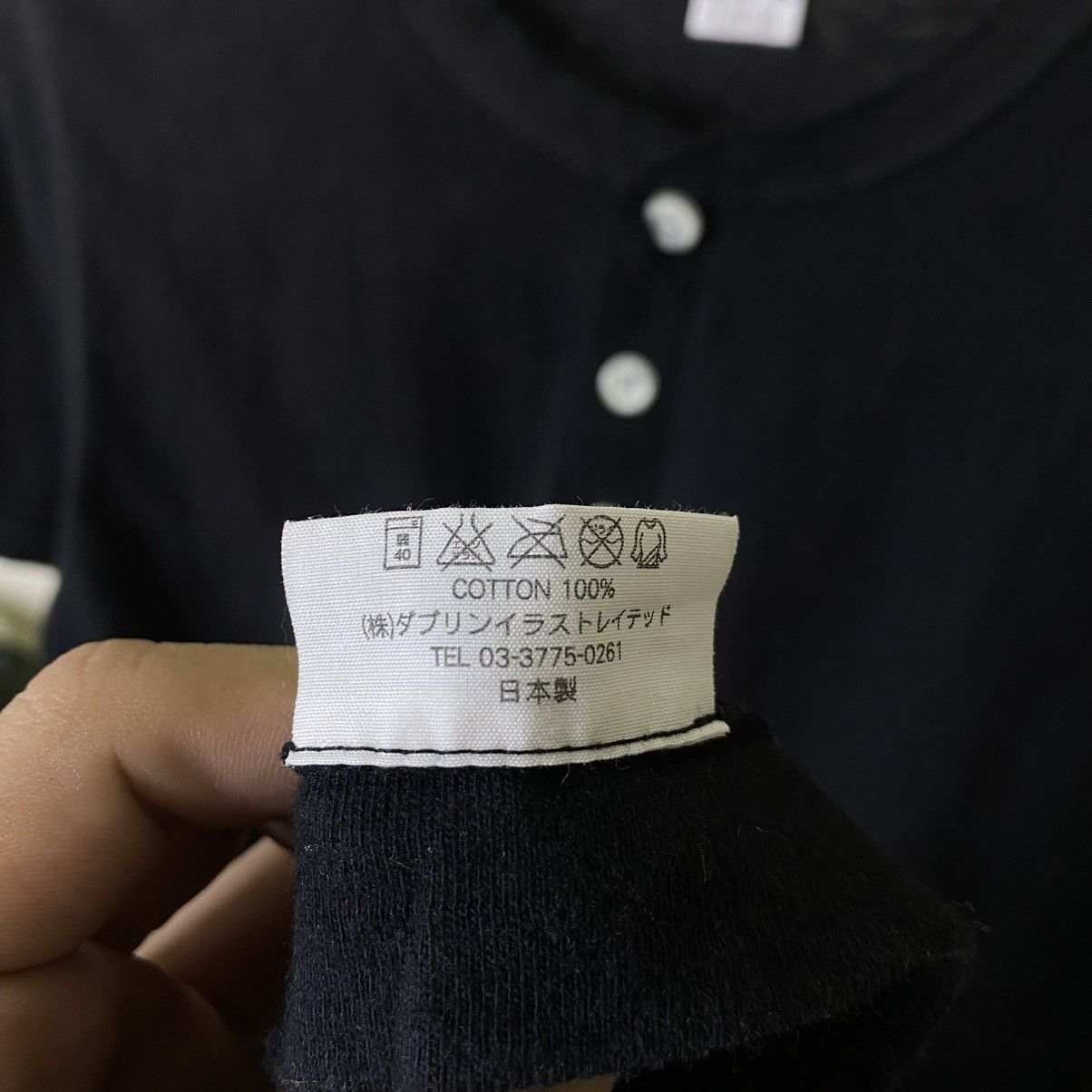Japanese Brand Entry SG Black Blank Tee Made in Japan Size US S / EU 44-46 / 1 - 4 Thumbnail