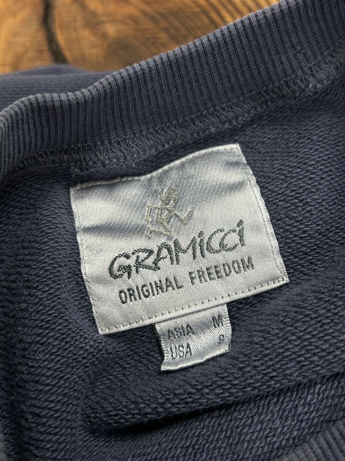 Gramicci Gramicci - Granite Born Sweatshirt Crewneck In Blue Size US M / EU 48-50 / 2 - 6 Thumbnail