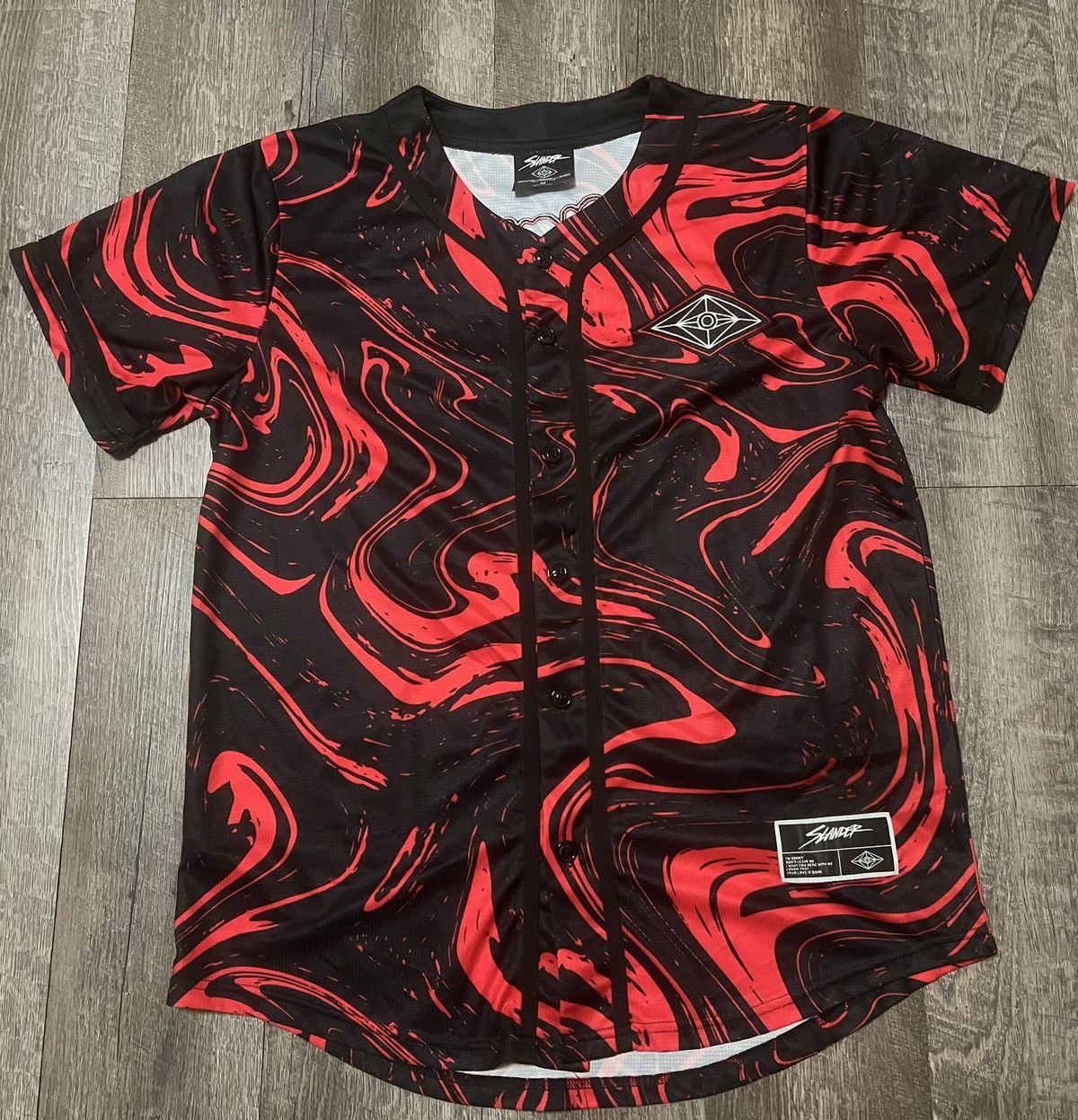 Other Slander Marble Spaceman Jersey Size Medium Size US M / EU 48-50 / 2 - 1 Thumbnail