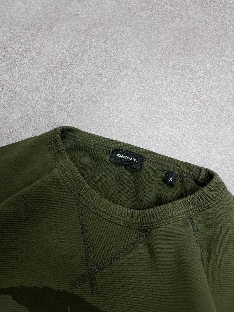 Diesel × Vintage Vintage Diesel Archival Big Logo Avantgarde Sweatshirt Y2K S Size US S / EU 44-46 / 1 - 3 Thumbnail