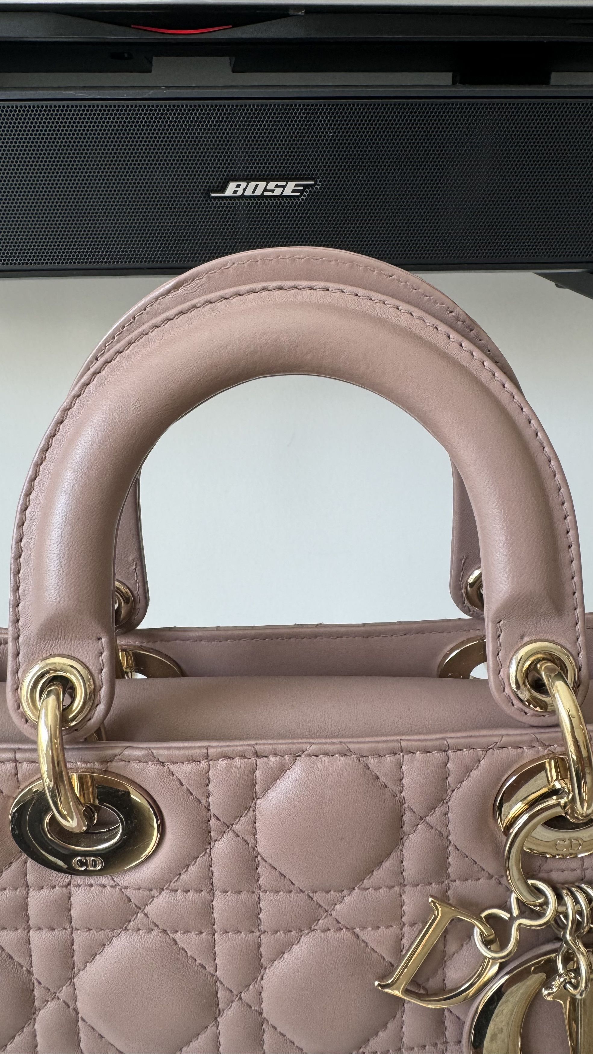 Dior DIOR Small Lady Dior My ABCDior Bag - Cannage Lambskin Size ONE SIZE - 12 Thumbnail