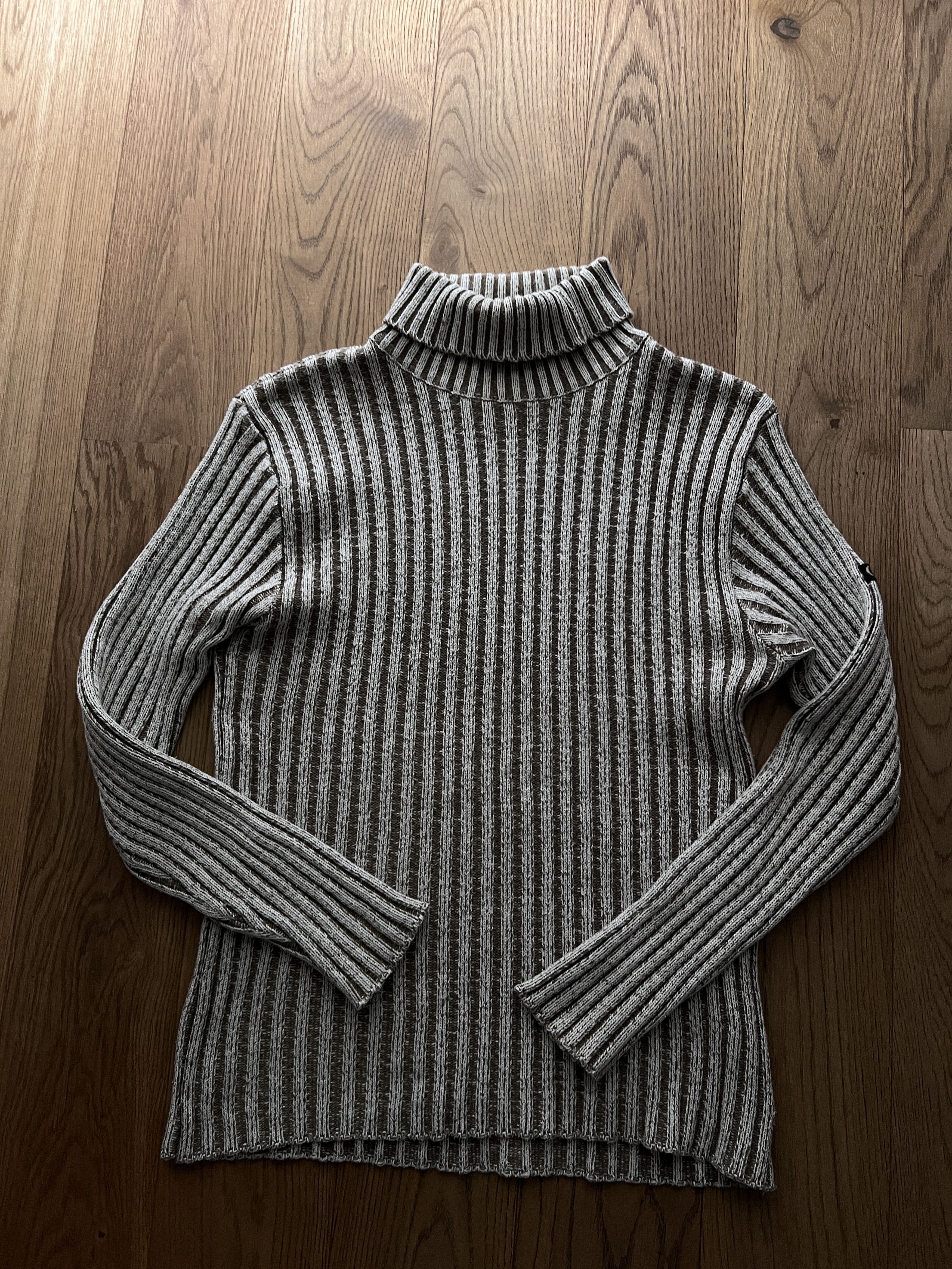 Diesel VTG 90s y2k opium japanese ribbed knit turtleneck sweater Size US M / EU 48-50 / 2 - 4 Thumbnail
