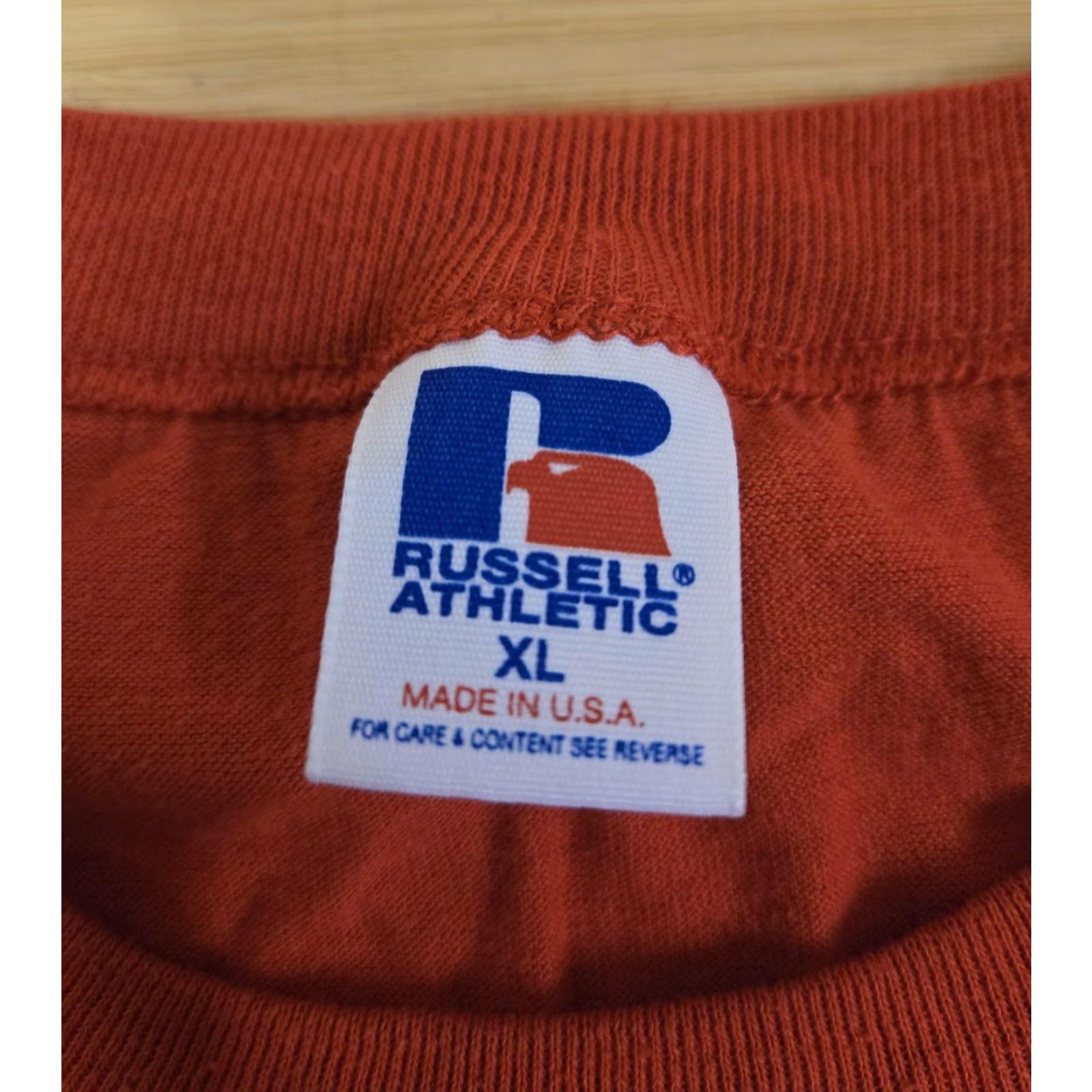 Russell Athletic VINTAGE Harvard Lifeguard Shirt Mens XL Red Russell Athletic College 90s Size US XL / EU 56 / 4 - 3 Thumbnail