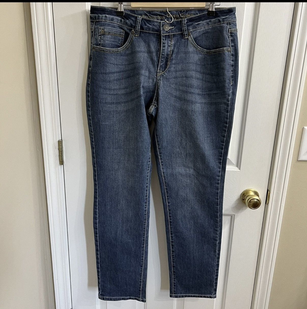 Faded Glory Faded Glory Skinny Premium Jeans Women’s Size 16 Dark Wash Size 38" / US 16 / IT 52 - 1 Thumbnail