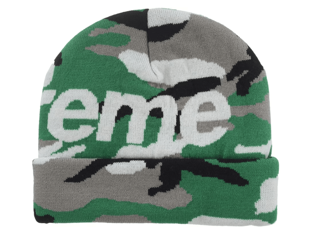 Supreme × True Religion Supreme x True Religion Olive Camo Beanie