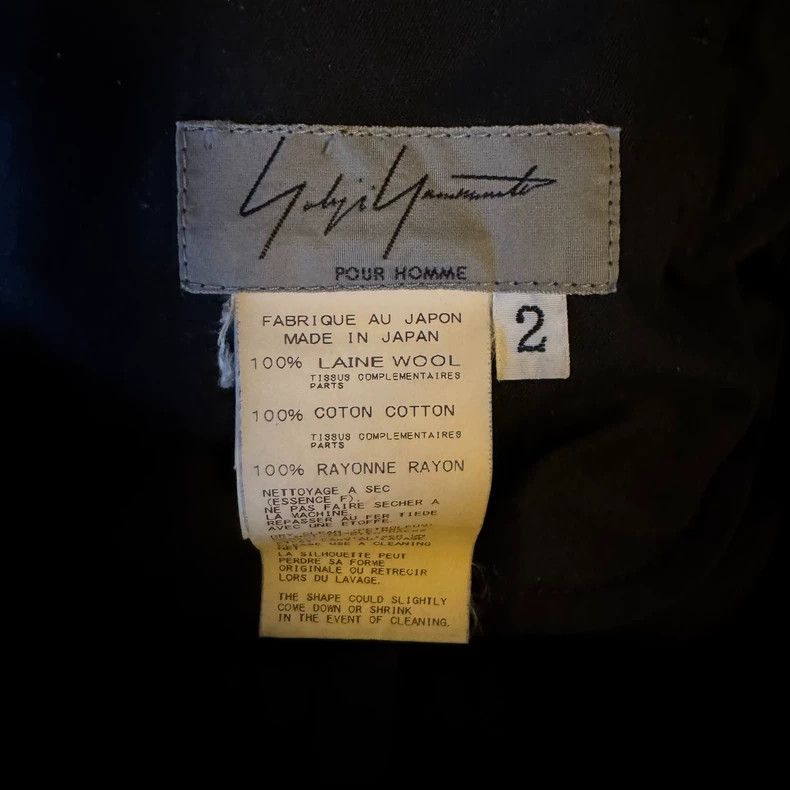 Yohji Yamamoto yohji Yamamoto size 2 15aw Triple Pants 2503-Nextarrow Size US 28 / EU 44 - 3 Thumbnail