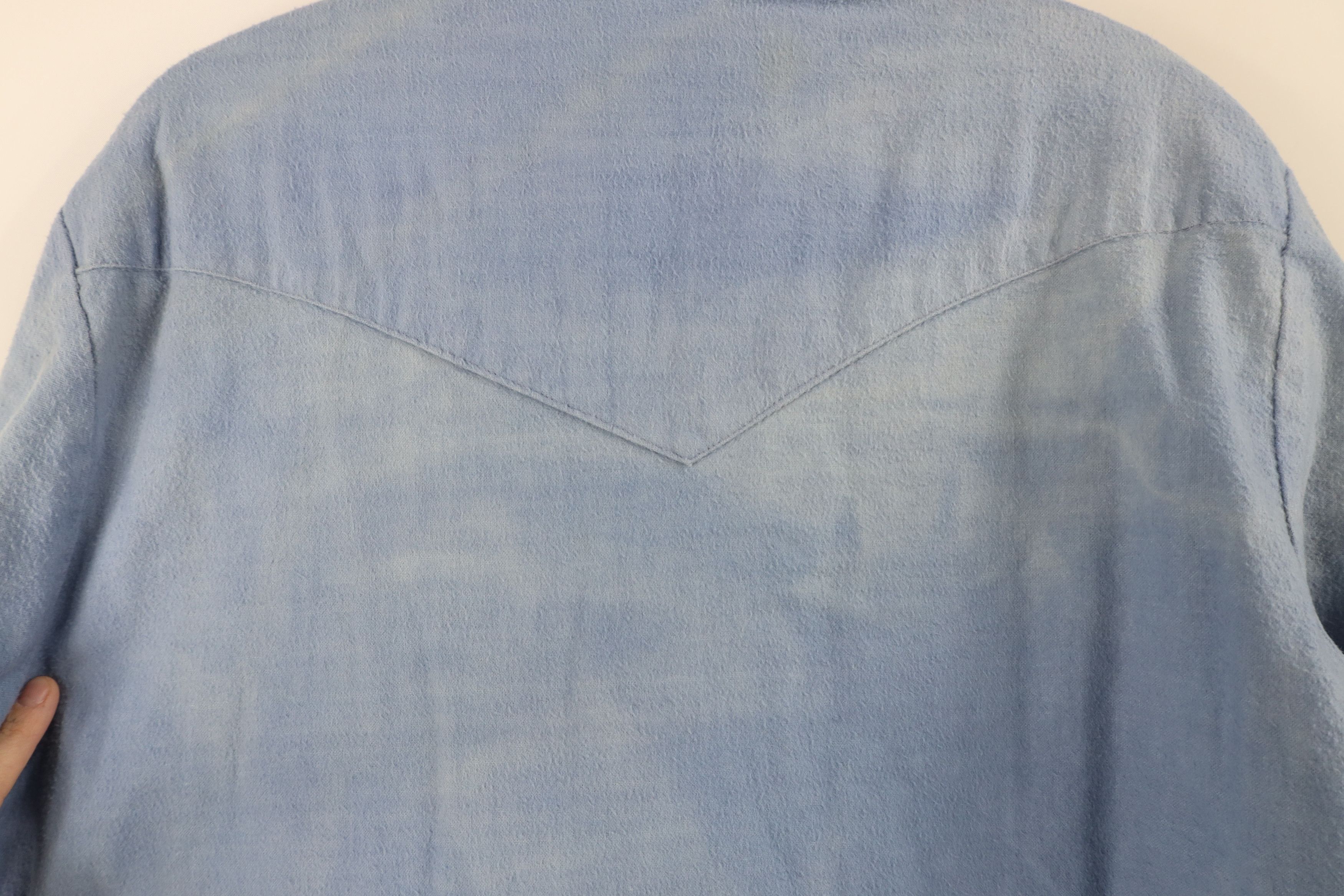 Vintage Vintage 70s Streetwear Chamois Cloth Button Shirt USA Size US L / EU 52-54 / 3 - 12 Thumbnail