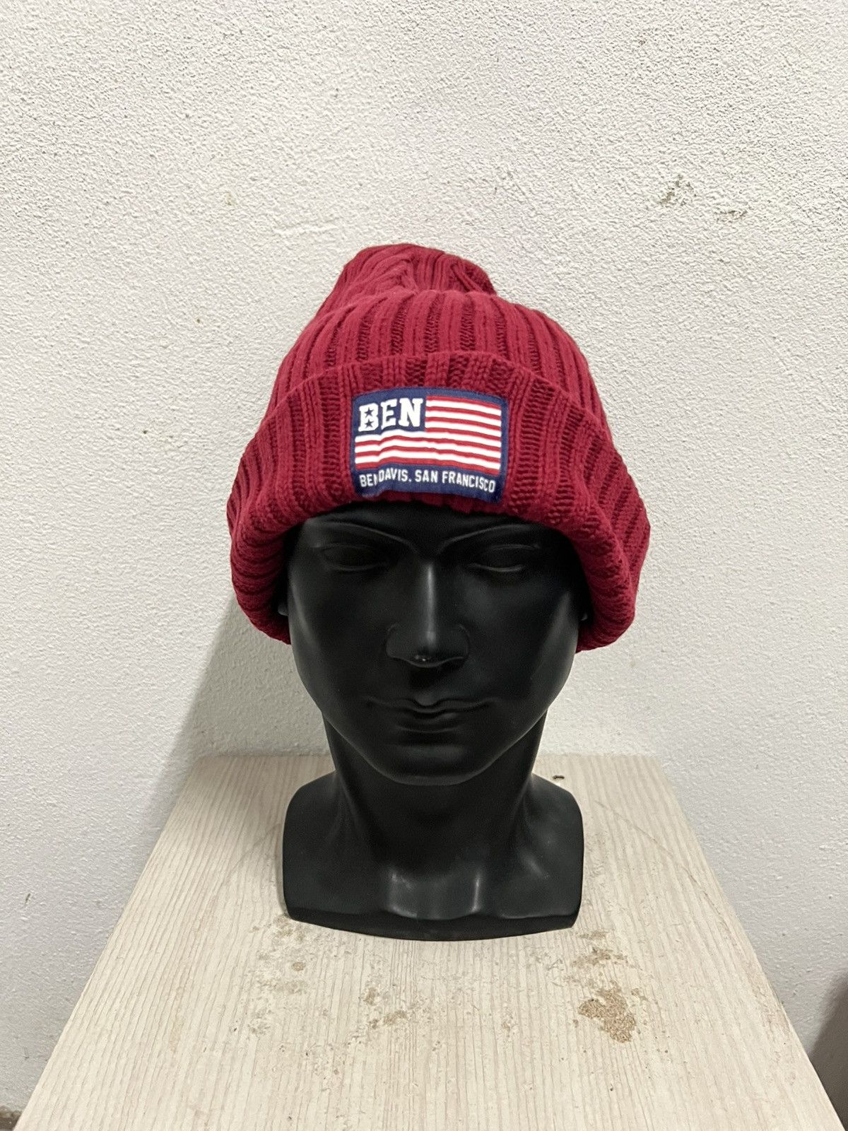 Ben Davis Vintage Ben Davis Beanie Hat Size ONE SIZE - 2 Thumbnail