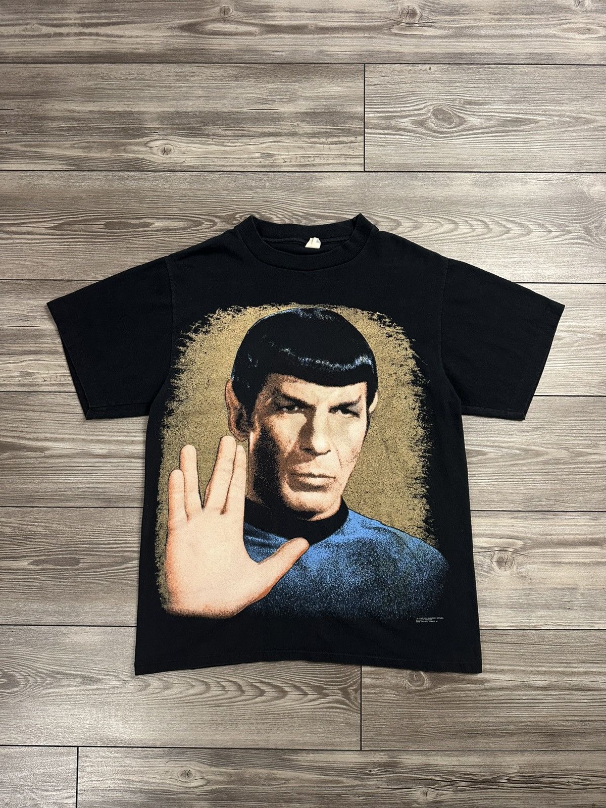 Vintage Vintage 90’s Star Trek Spock Live Long And Prosper T Shirt Size US L / EU 52-54 / 3 - 1 Thumbnail
