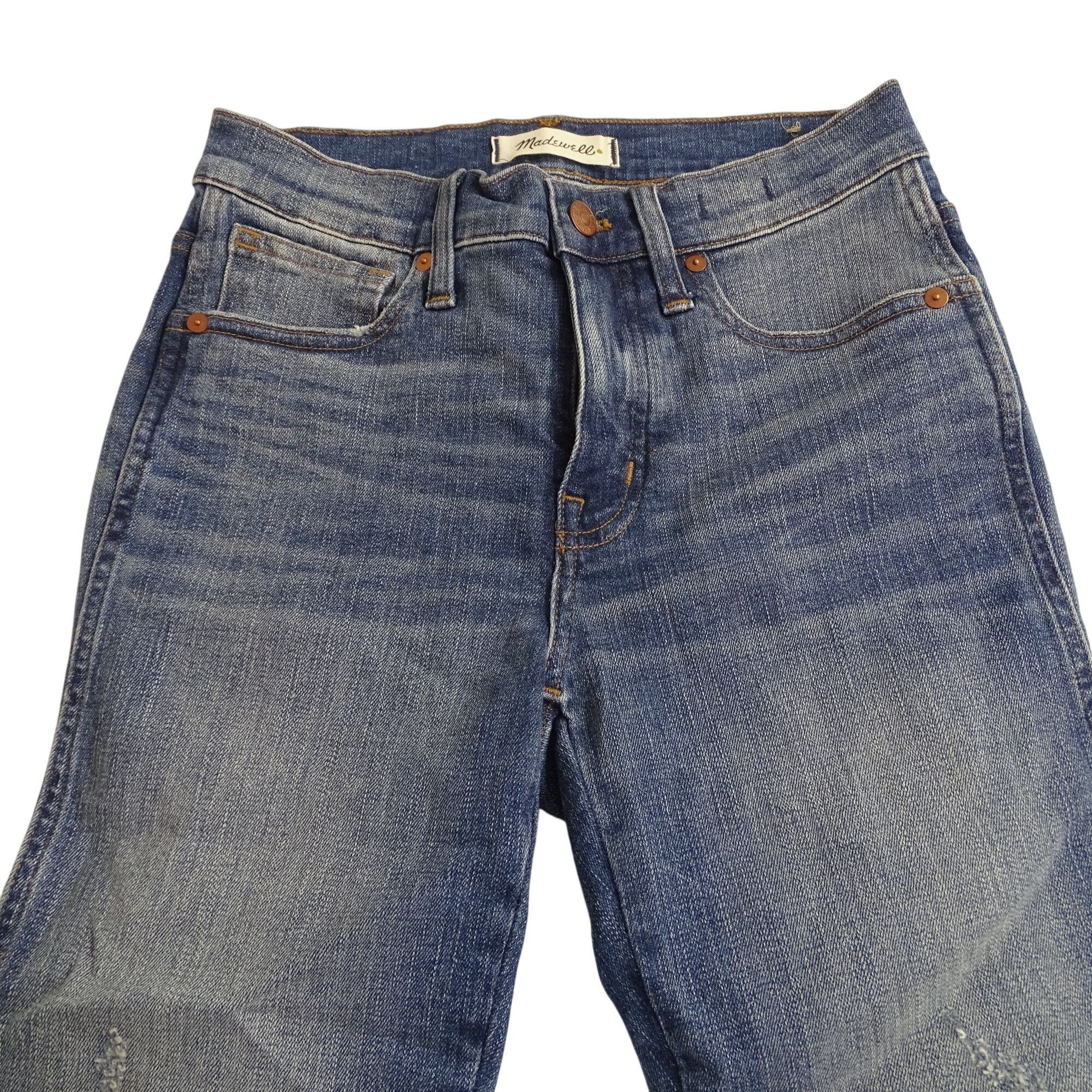 Madewell Madewell High Rise Skinny Jeans Women Size 26 Ripped Size 26" / US 2 / IT 38 - 2 Thumbnail