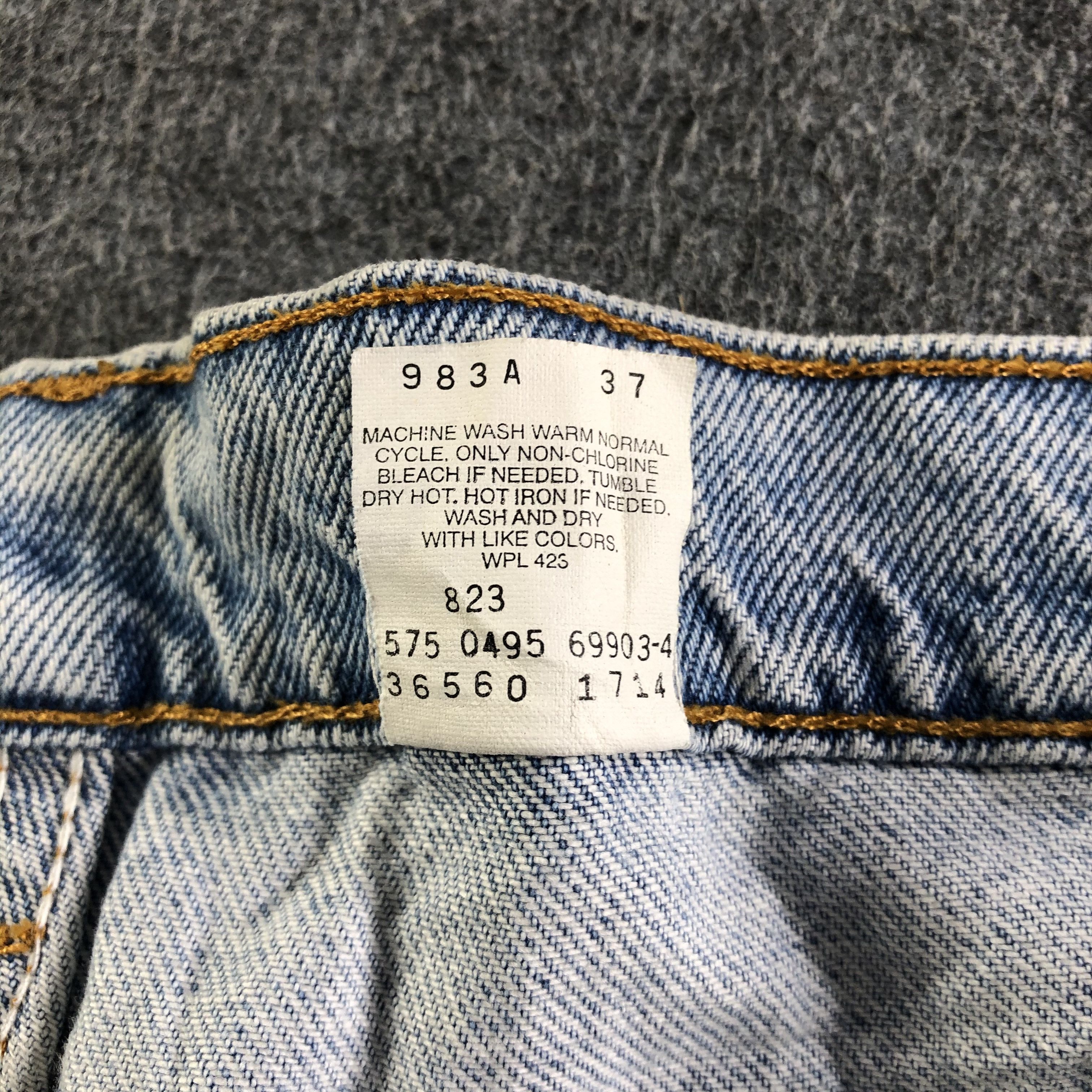 Levi's Vintage Light Wash Levis 560 Jeans-J4526 Size US 34 / EU 50 - 10 Thumbnail