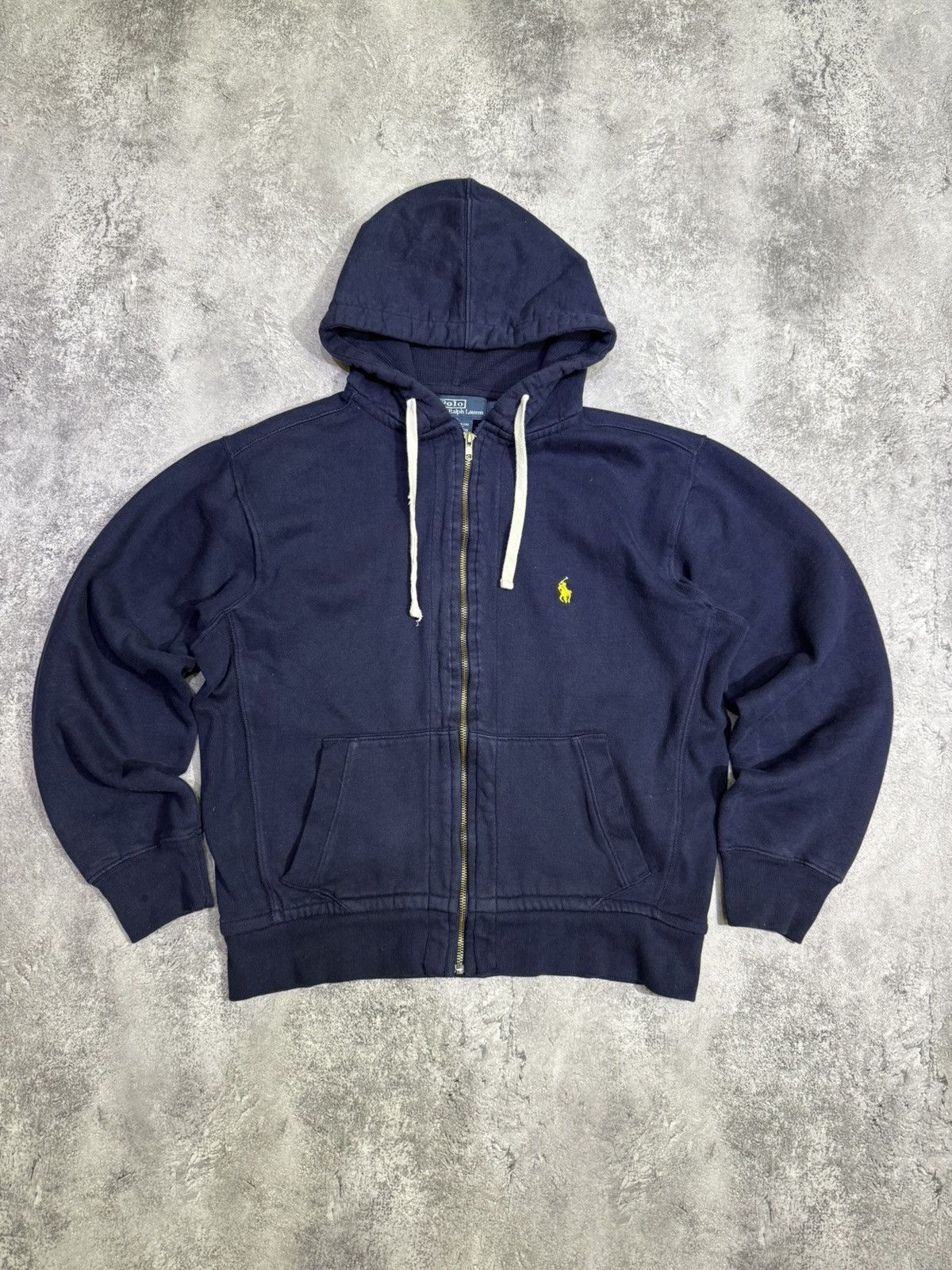 Vintage 90s Polo Ralph Lauren Zip Up Hoodie size L