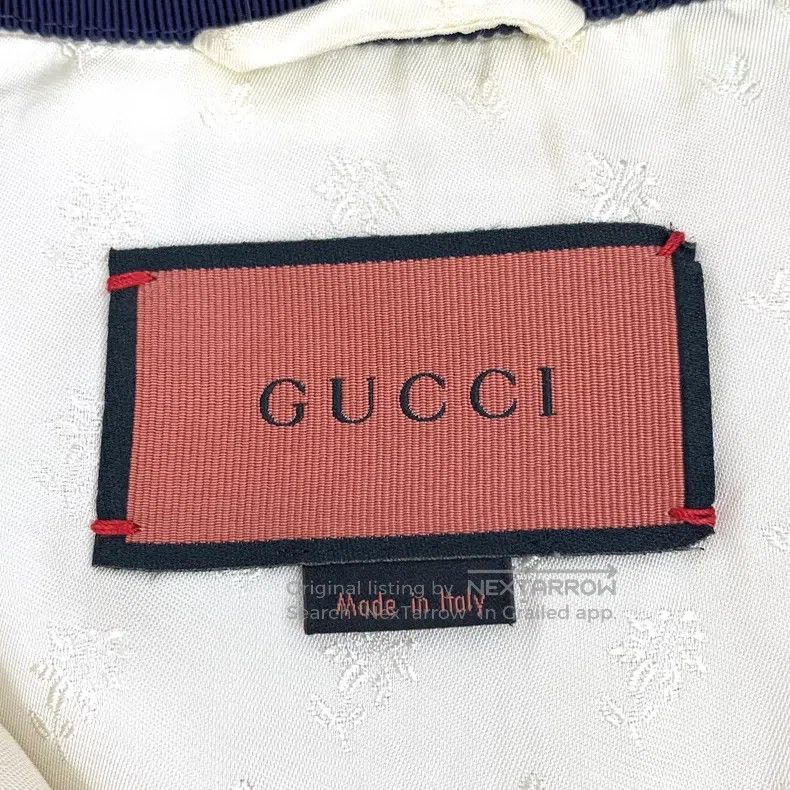 Gucci Gucci Beige diamond-inlaid cotton round neck single-breast Size XS / US 0-2 / IT 36-38 - 5 Thumbnail