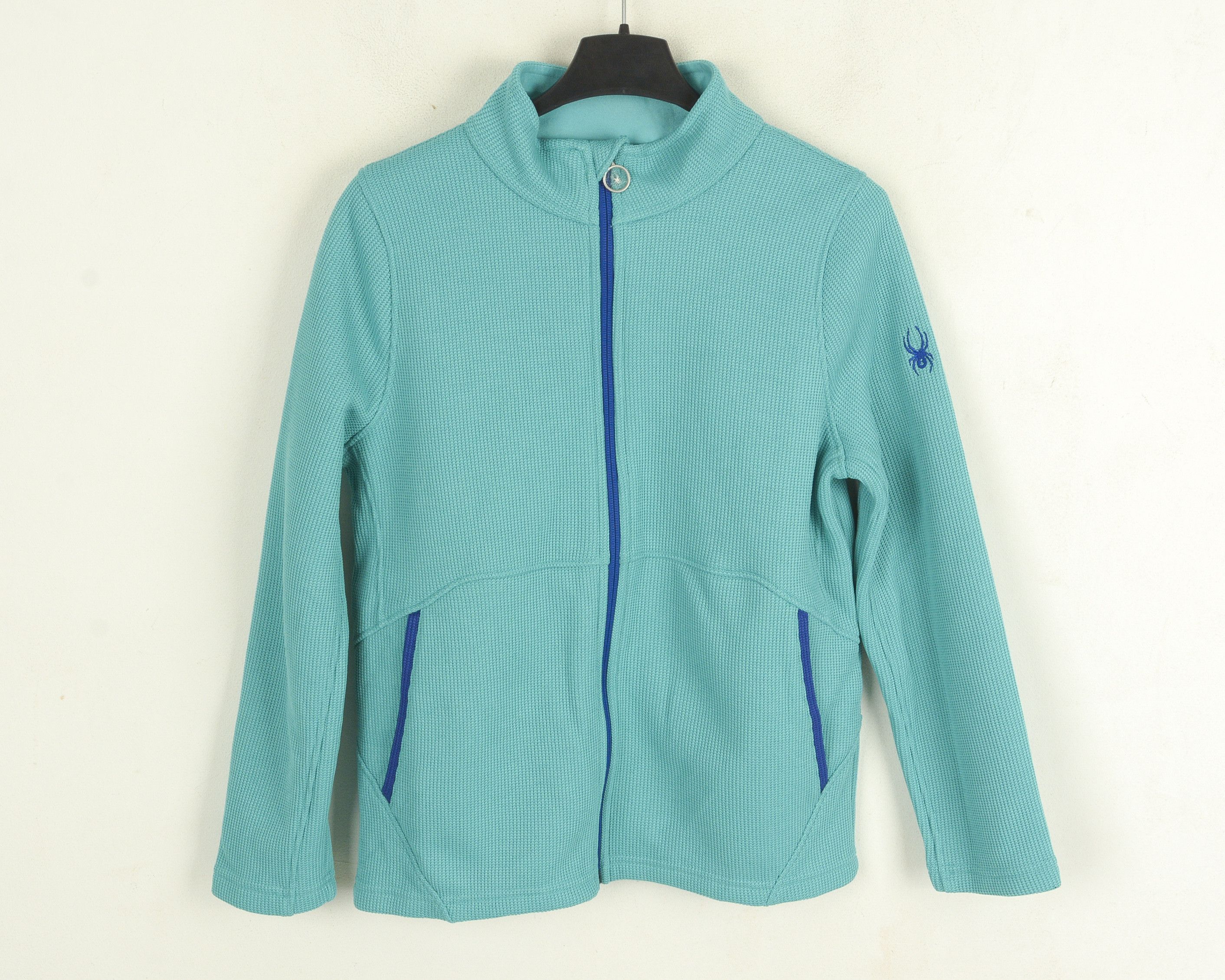 Spyder Girls XL (18) Ski Jumper Fleece Jacket Teal Green Activewear Size XL / US 12-14 / IT 48-50 - 1 Thumbnail