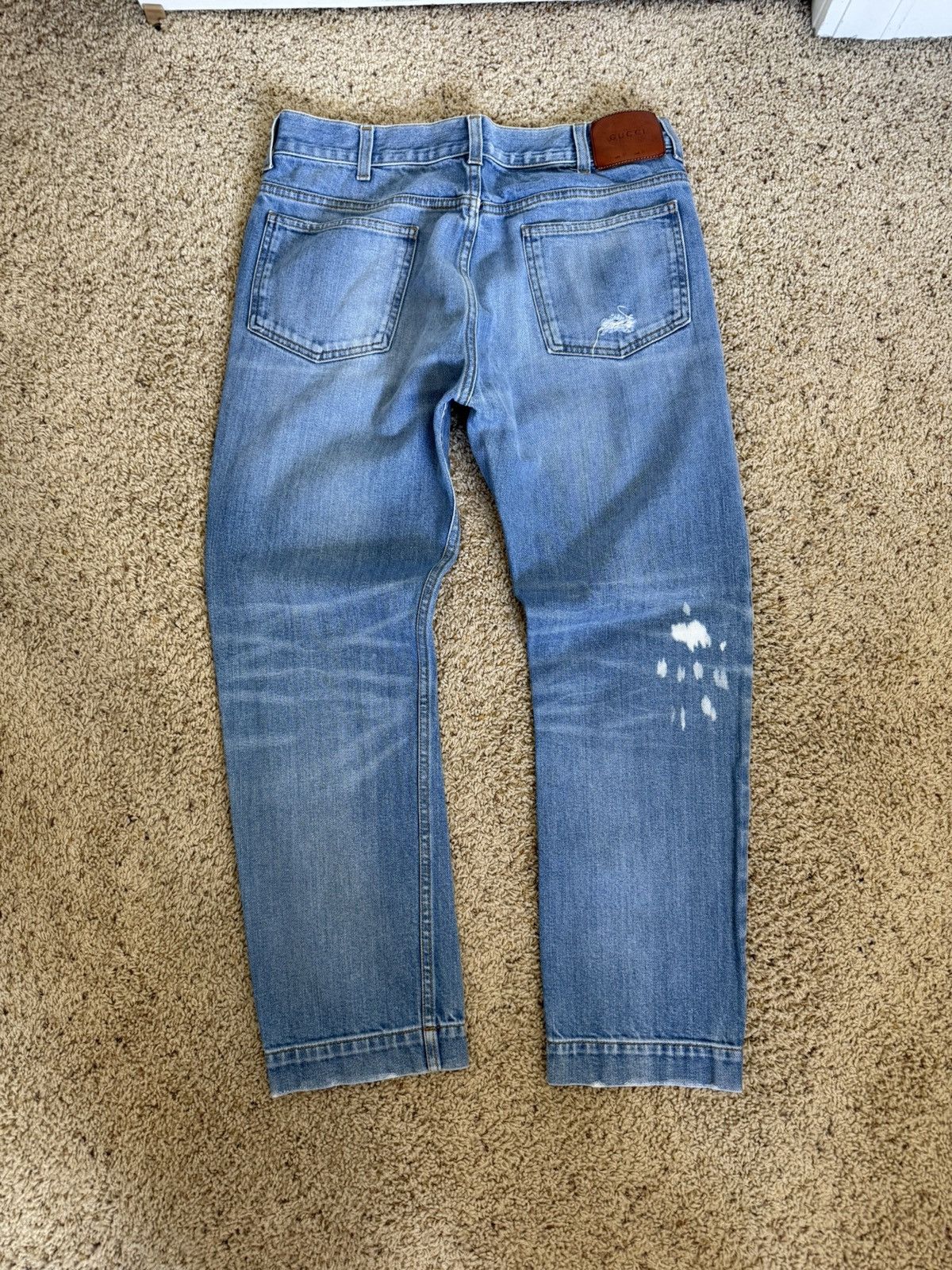 Gucci Gucci distressed denim Size US 32 / EU 48 - 2 Thumbnail