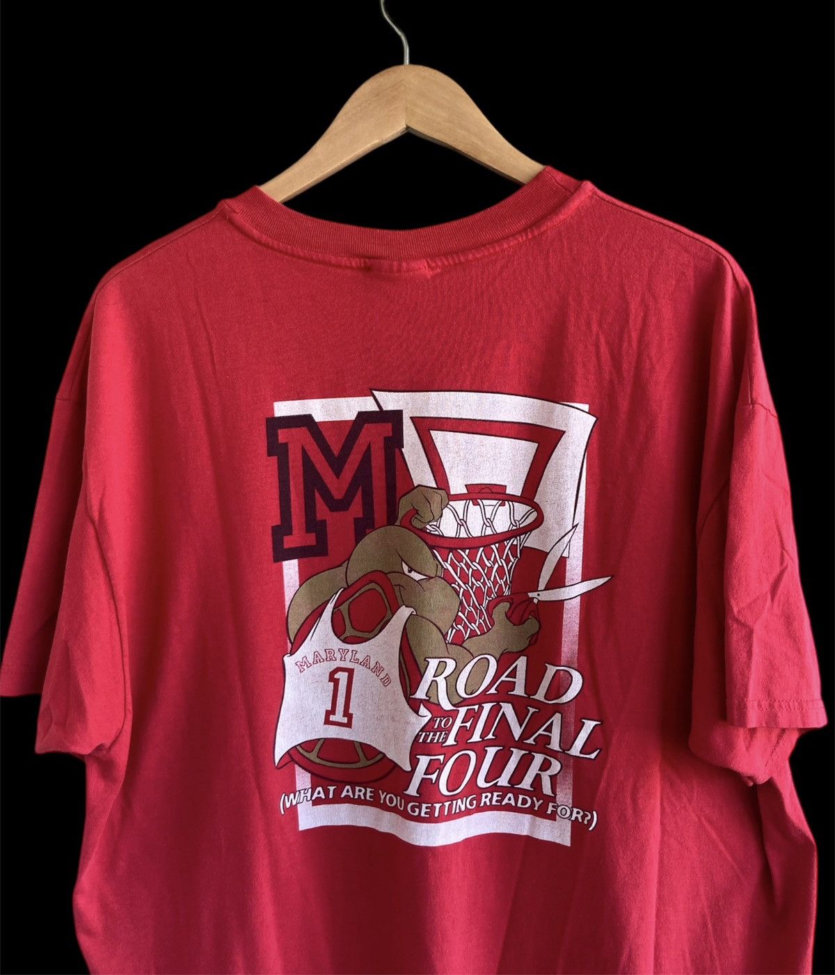 Hanes × NCAA × Vintage Vintage 90s University Of Maryland Terrapins NCAA Tee Size US XL / EU 56 / 4 - 7 Thumbnail