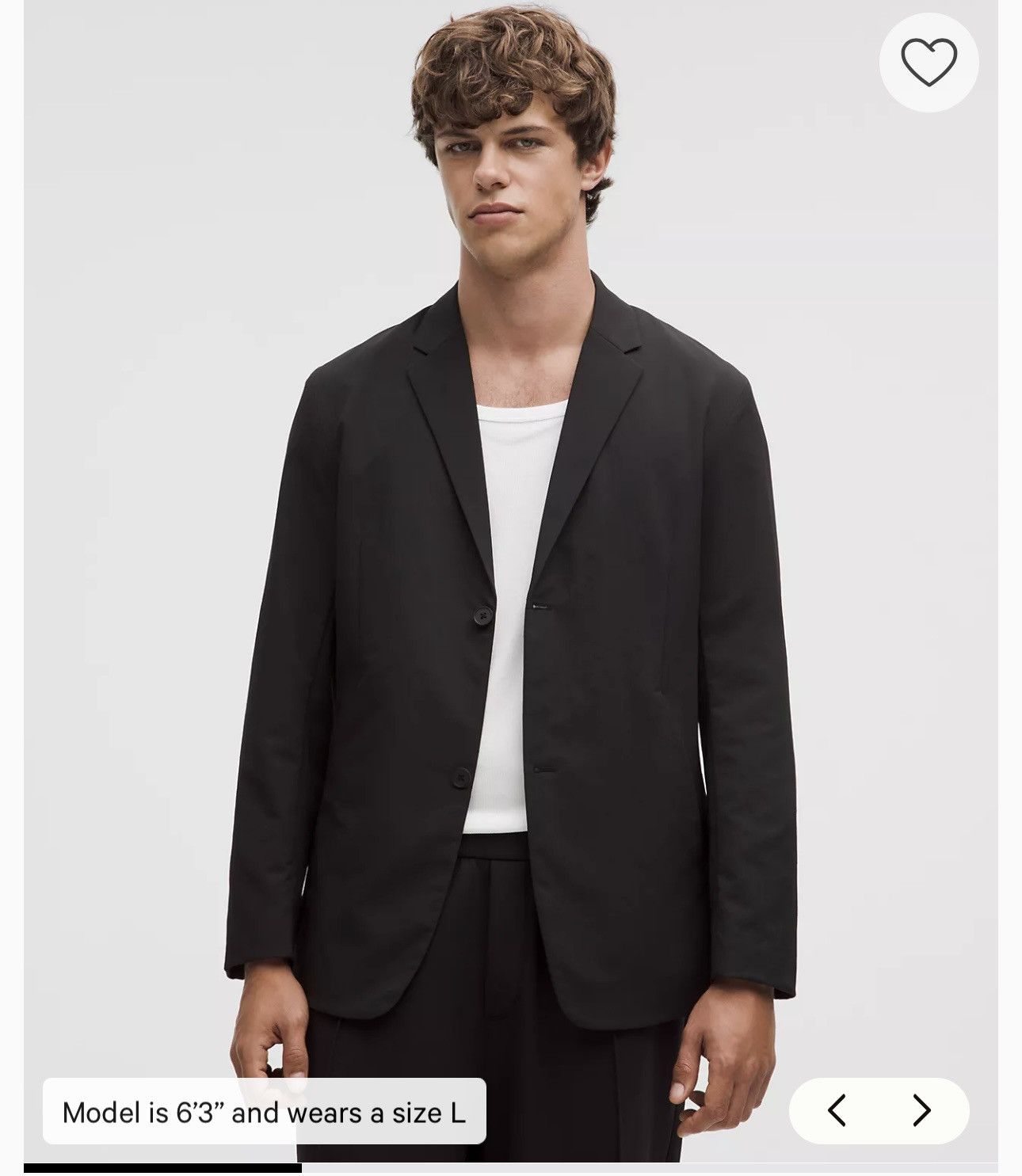 Lululemon Relaxed Fit Twill Blazer Size US L / EU 52-54 / 3 - 2 Thumbnail