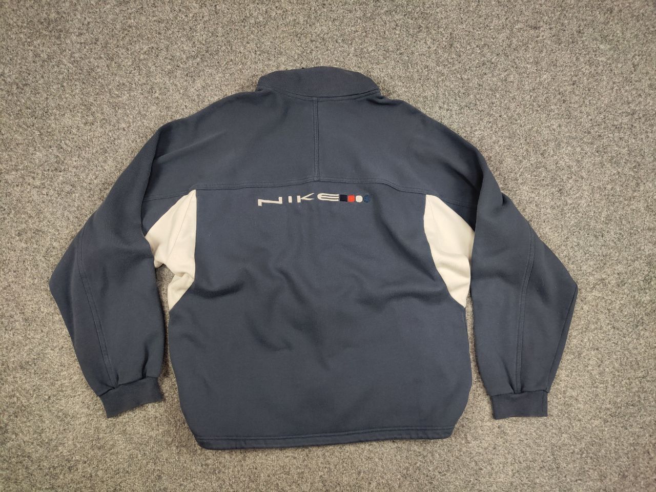 Nike Vintage 90's Nike Zip Cotton Embroidered Logo Sweatshirt Size US M / EU 48-50 / 2 - 5 Thumbnail