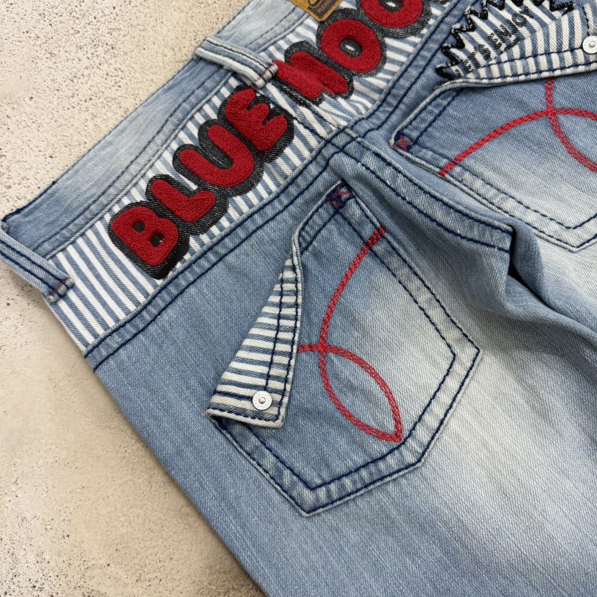 Japanese Brand Blue Moon Bluee Hickory Waist Printed Surfing Clone Devgru Size US 30 / EU 46 - 14 Thumbnail
