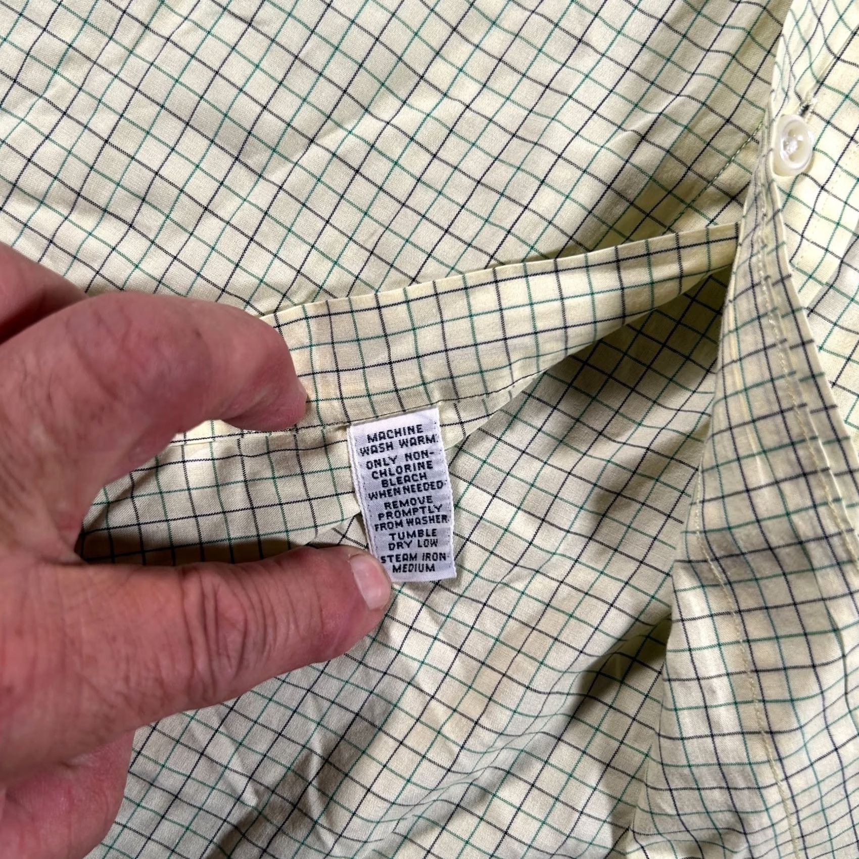 Polo Ralph Lauren Polo Ralph Lauren Shirt Mens M Yellow Checkered Blake Button-Down Cotton Size US M / EU 48-50 / 2 - 5 Thumbnail