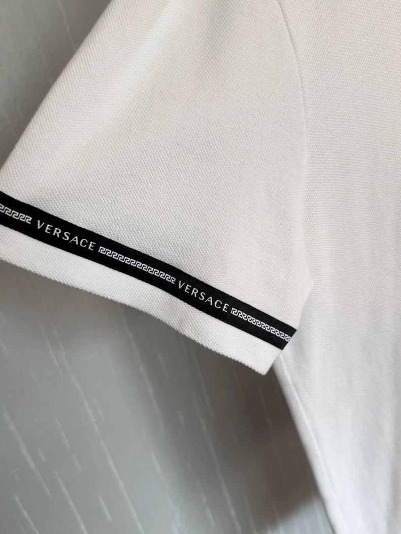 Versace Versace White casual polo shirt Size US XXL / EU 58 / 5 - 3 Thumbnail