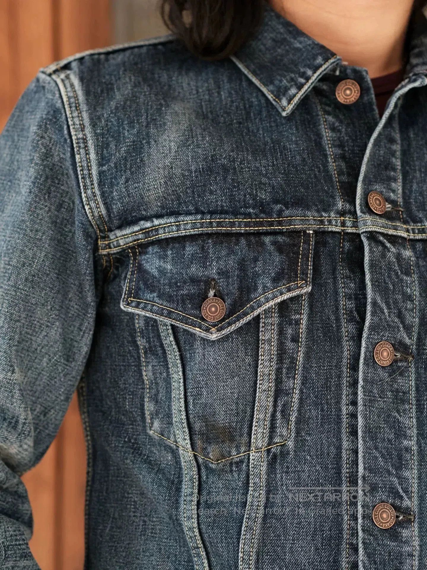 Full Count & Co. Fullcount Vintage Denim Work Jacket. Size US M / EU 48-50 / 2 - 2 Thumbnail