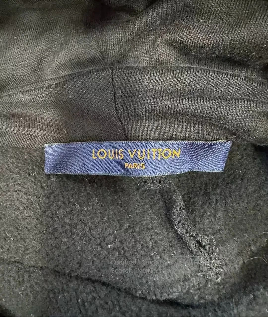 Louis Vuitton louis vuitton black logo hoodie sweatshirt medium. Size US M / EU 48-50 / 2 - 2 Thumbnail